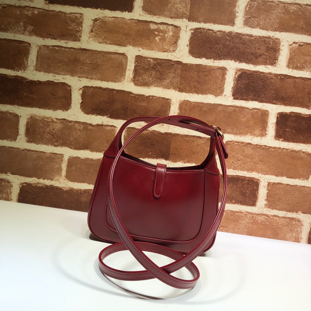 Double-G Jackie 1961 mini shoulder bag-Red - Bag - Gorchic - $121.99
