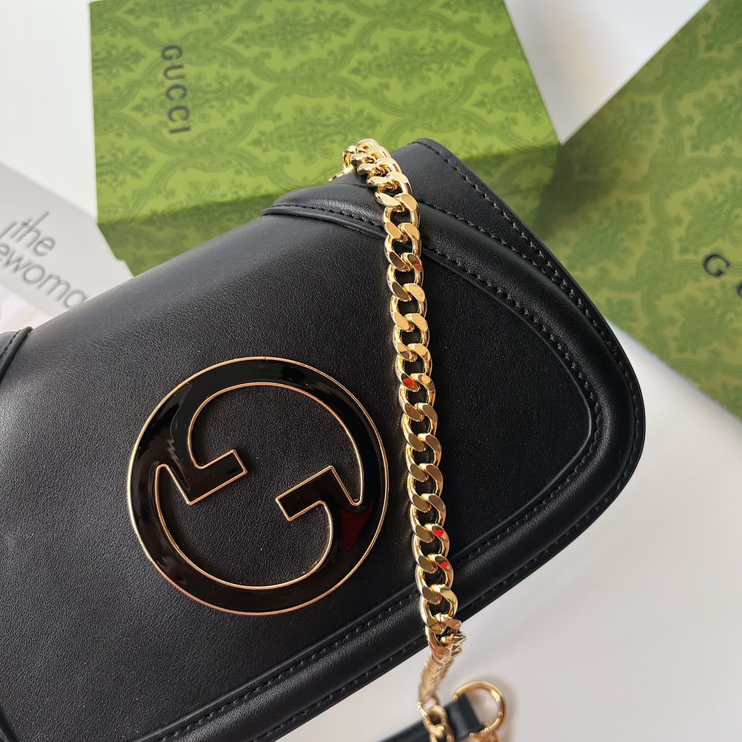 Double-G Blondie Mini Shoulder Bag - Black Bag - Gorchic - $115.99