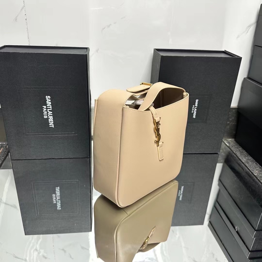 Lady Designer Supple Small leather shoulder bag-Beige - Bag - Gorchic - $146.99