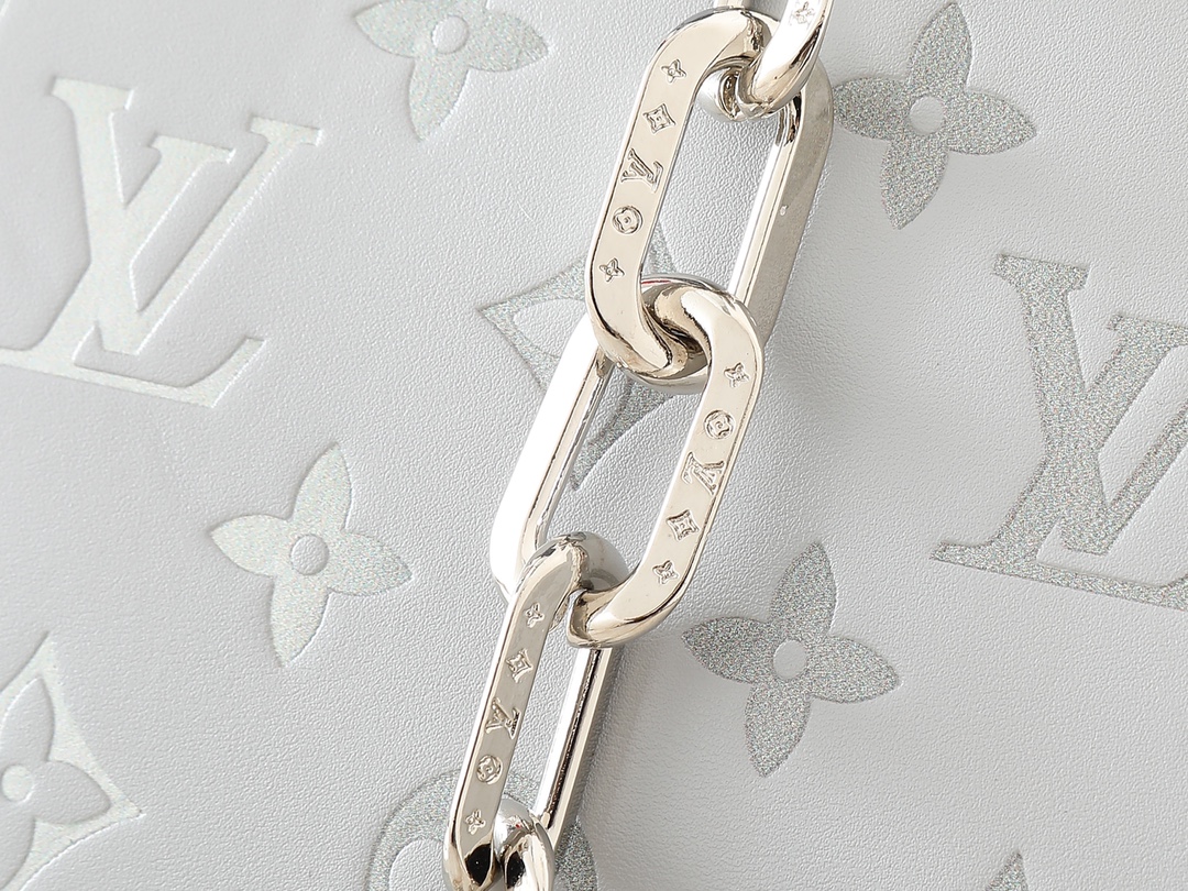 Designer Monogram Coussin Grey Small Handbag - Gorchic - $135.99