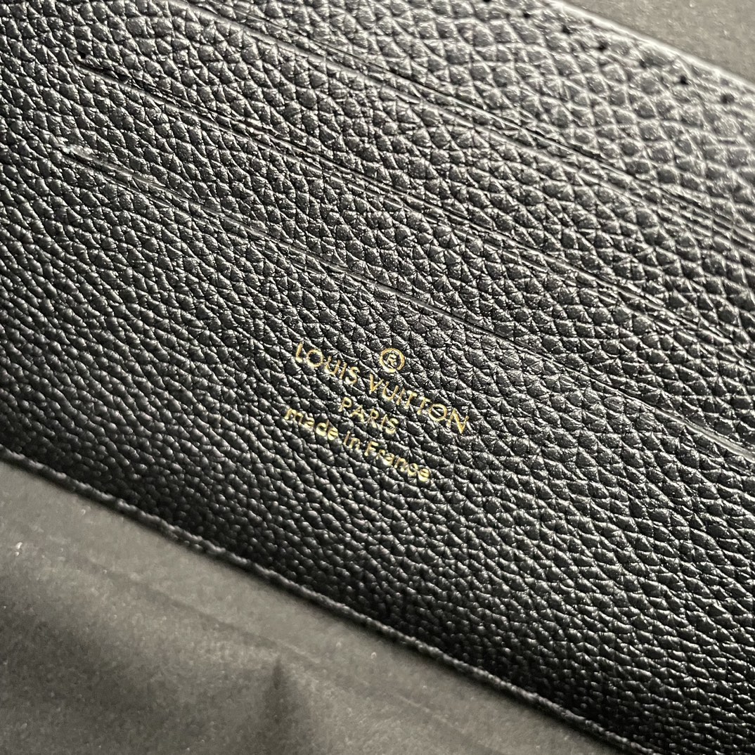 Designer Monogram Empreinte Monogram Leather Black Wallet On Chain Ivy - Bag - Gorchic - $118.99