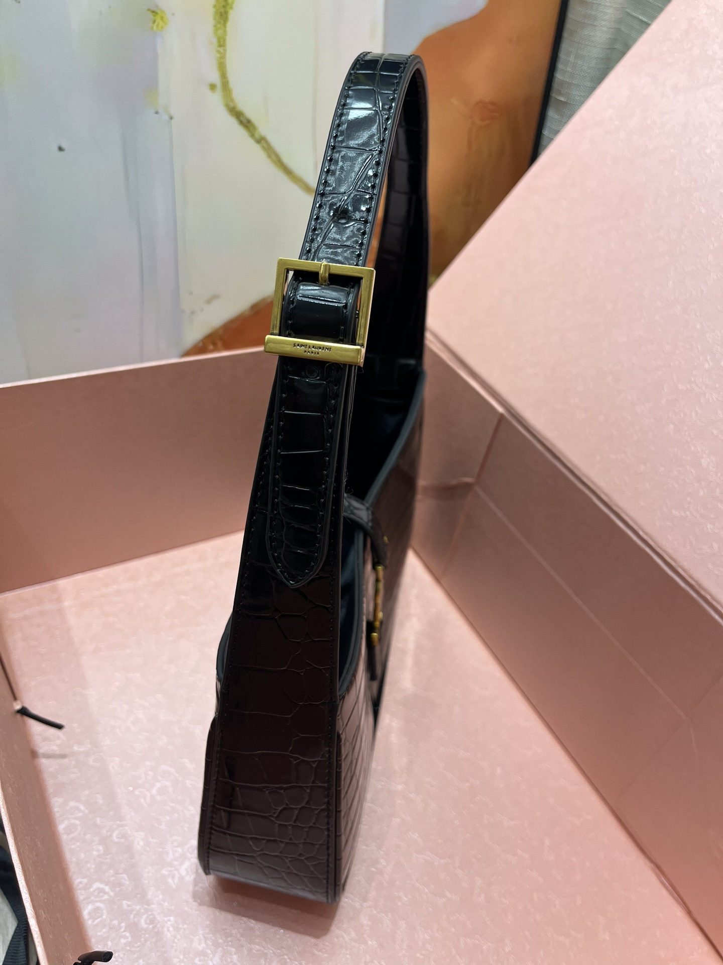 Lady Designer Fashion Croc-Embossed Le 5 à 7 Hobo Bag - Gorchic - $110.99