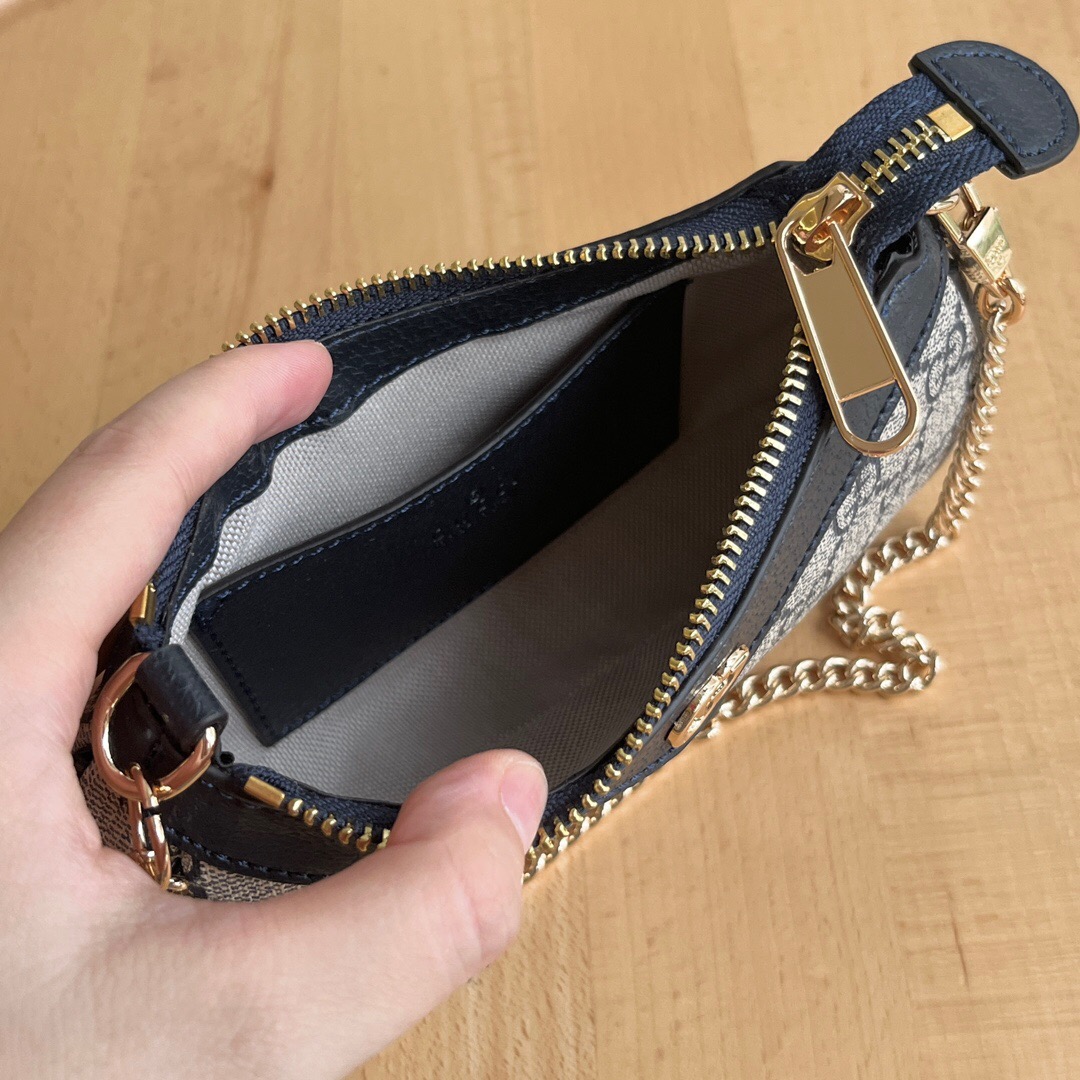 Double-G Ophidia Collection Mini Handbag - Beige And Black Bag - Gorchic - $108.99