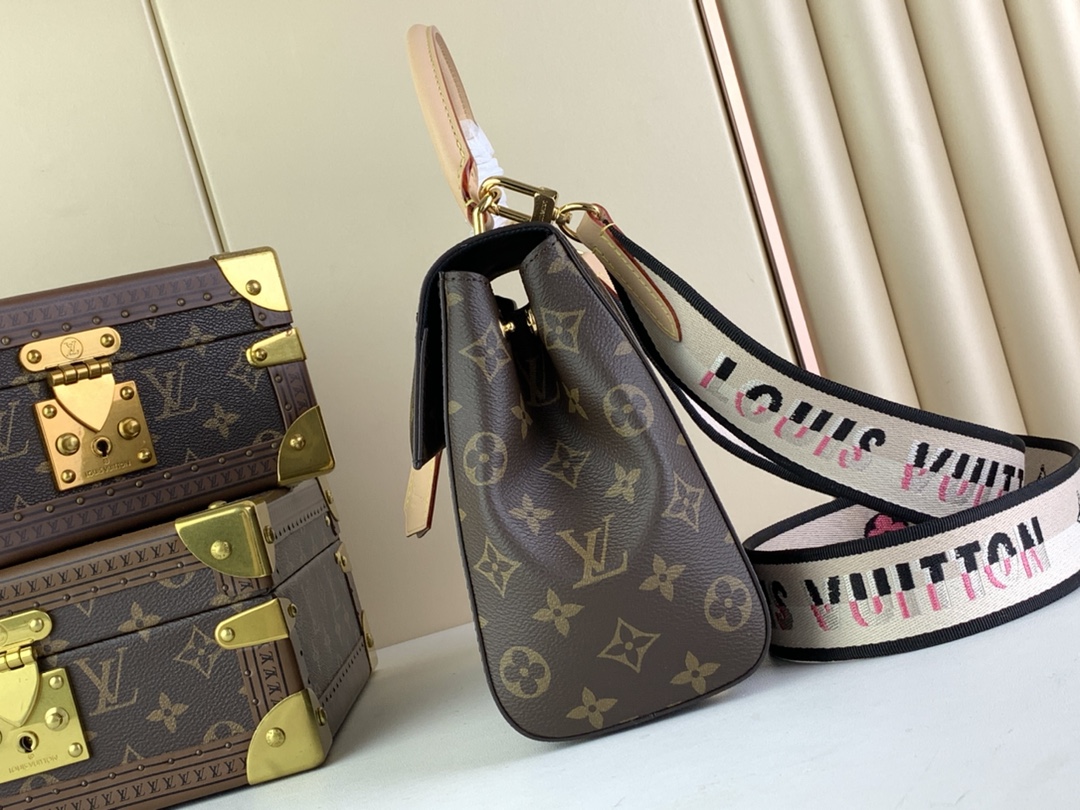 Designer Monogram Cluny BB Monogram Canvas Tote Bag - Gorchic - $132.99