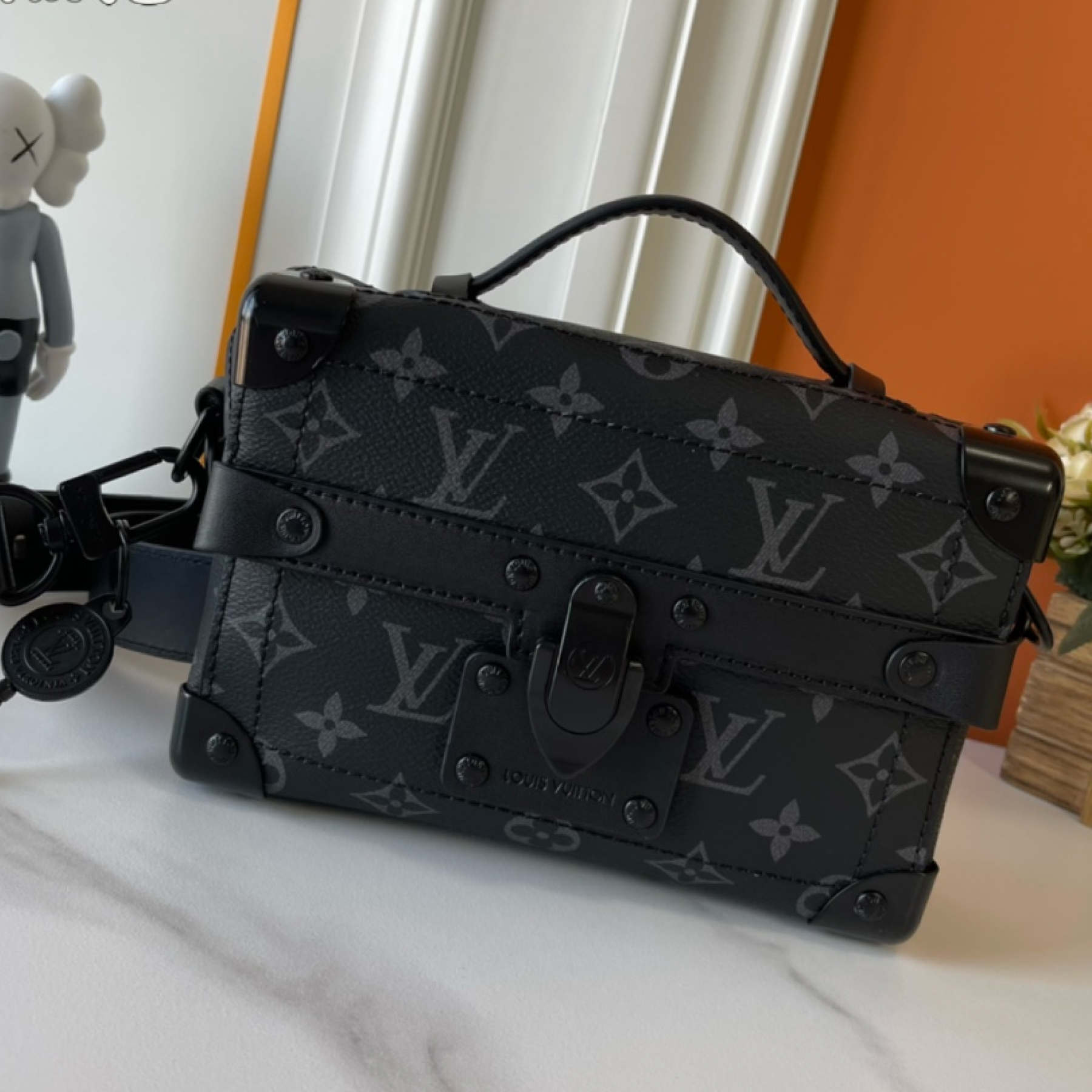 Designer Monogram Soul Trunk Handbag - Black Bag - Gorchic - $164.99