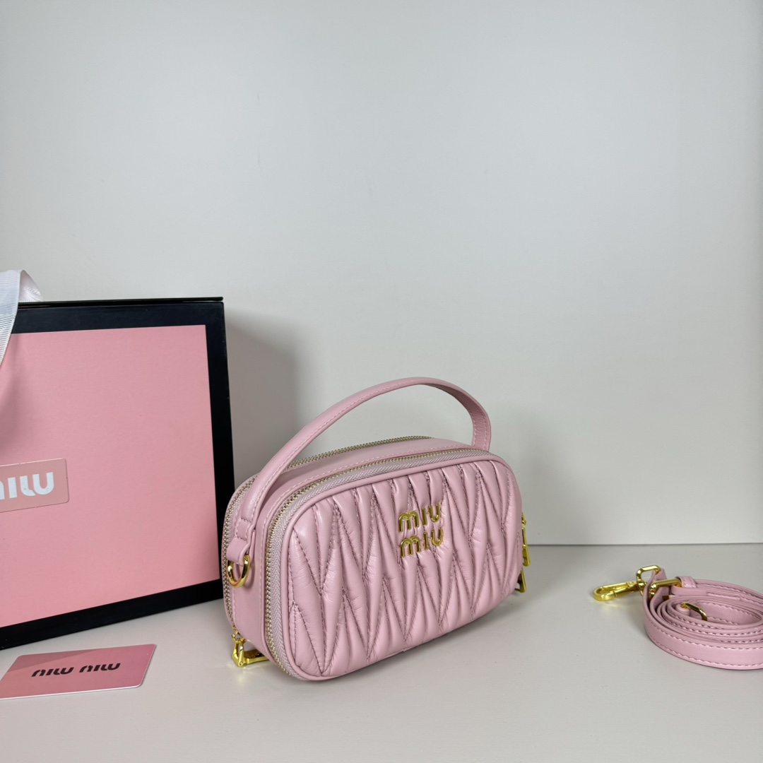 MU Logo Patch Zipped Clutch Bag - Gorchic - $100.99