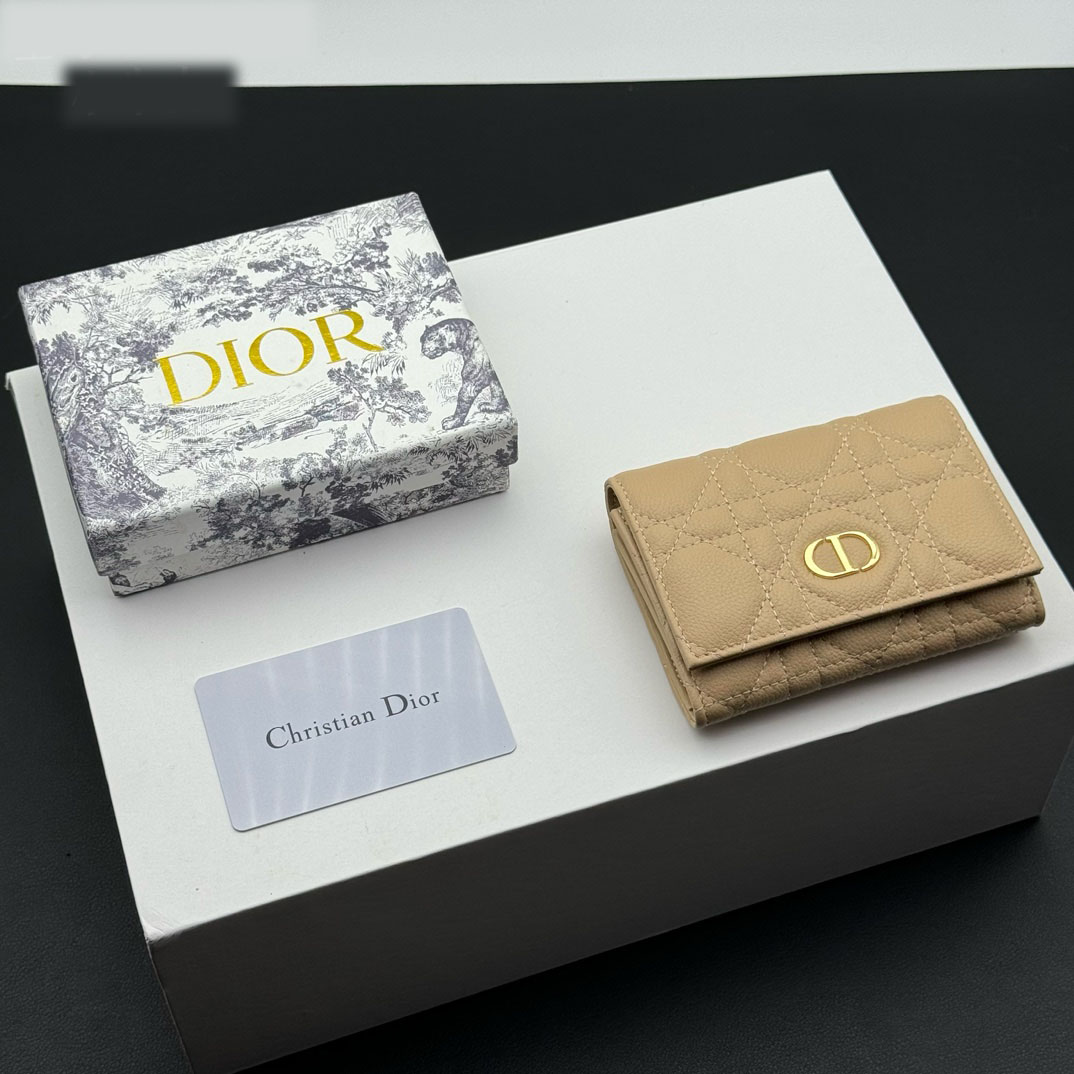 D Inspired Caro Montaigne Glycine Wallet-Apricot Leather Wallet - Gorchic - $55.99