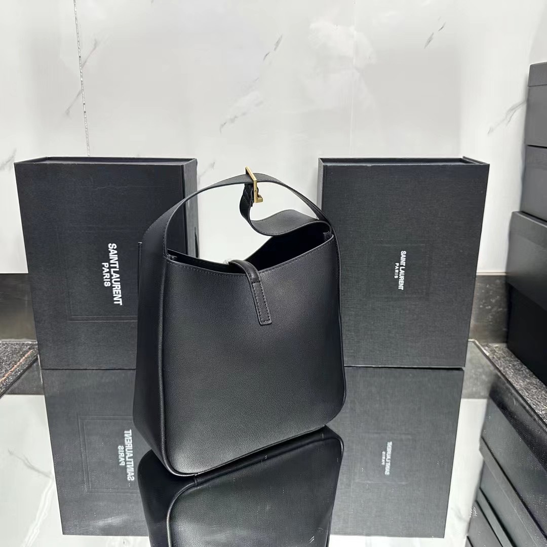 Lady Designer Supple Small leather shoulder bag-Black - Bag - Gorchic - $146.99