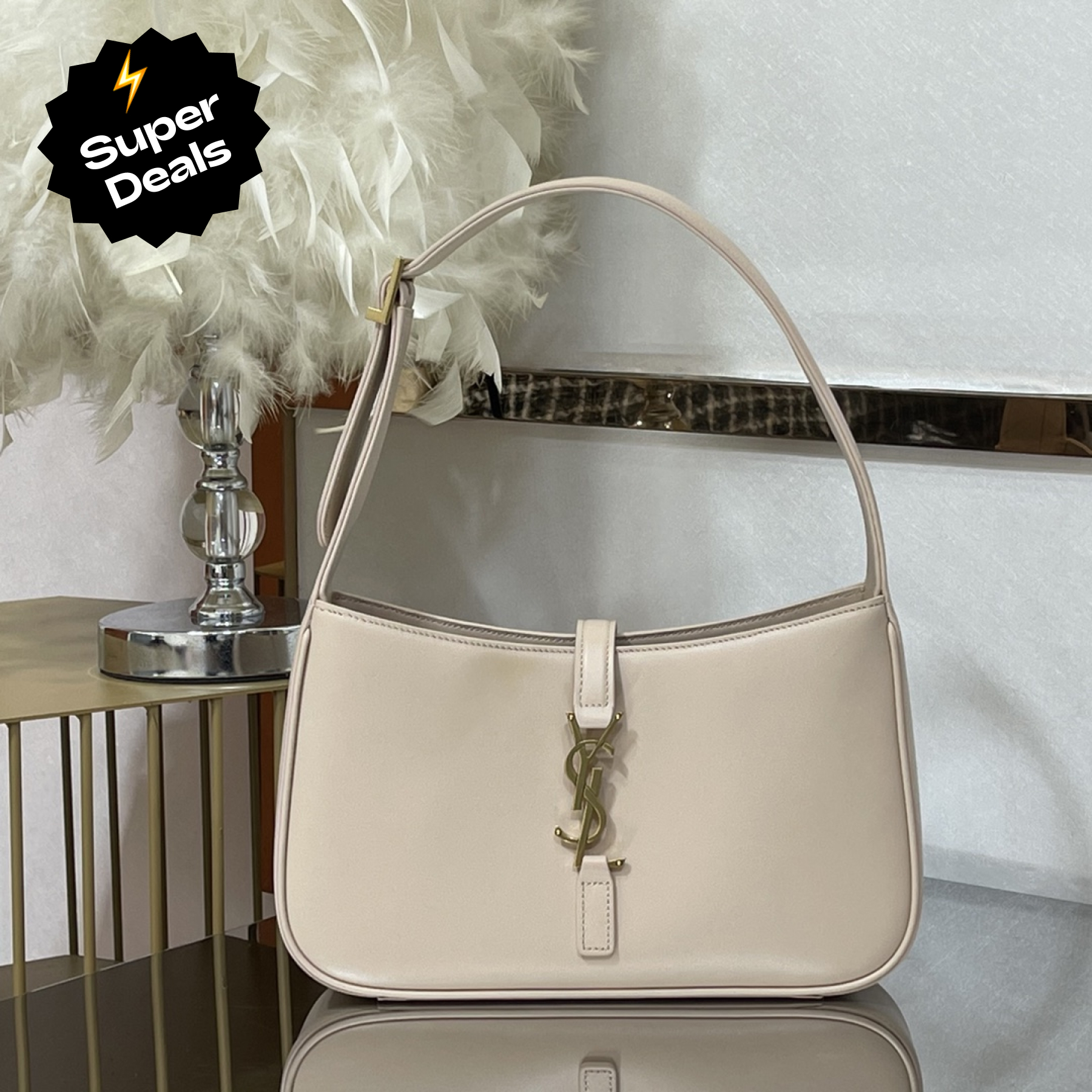 Lady Designer Fashion Croc-Embossed Le 5 à 7 Hobo Bag - Gorchic - $110.99