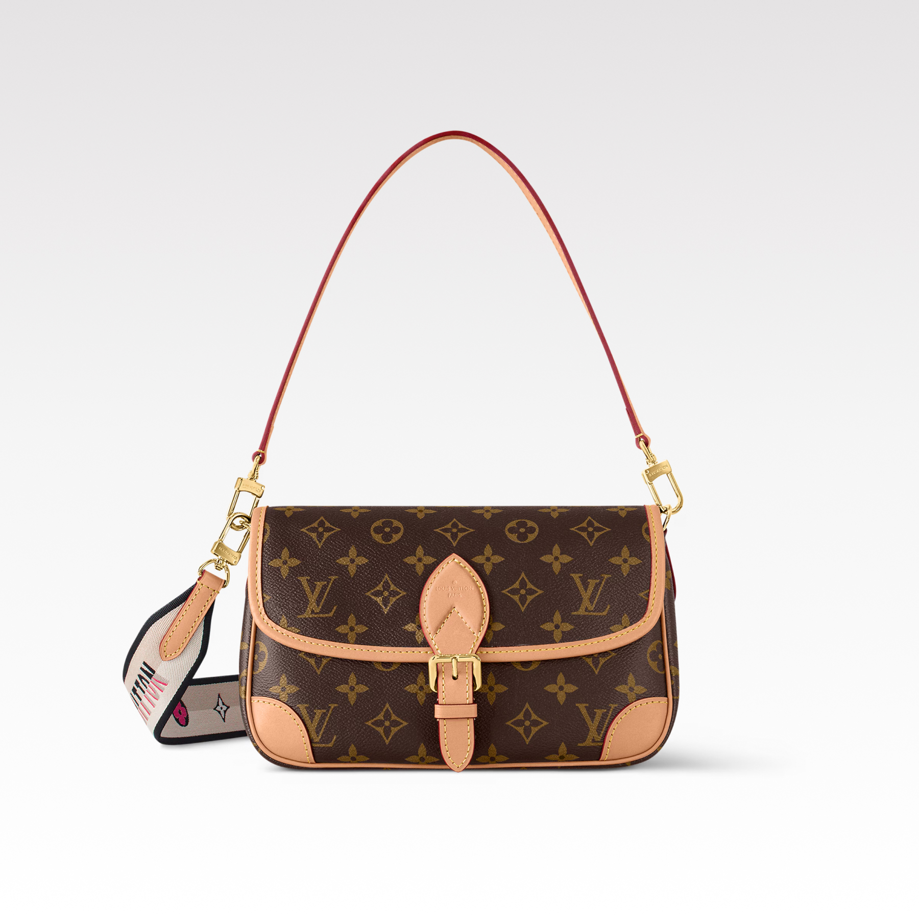 Designer Monogram Diane NM Handbag Monogram Canvas - Bag - Gorchic - $124.99