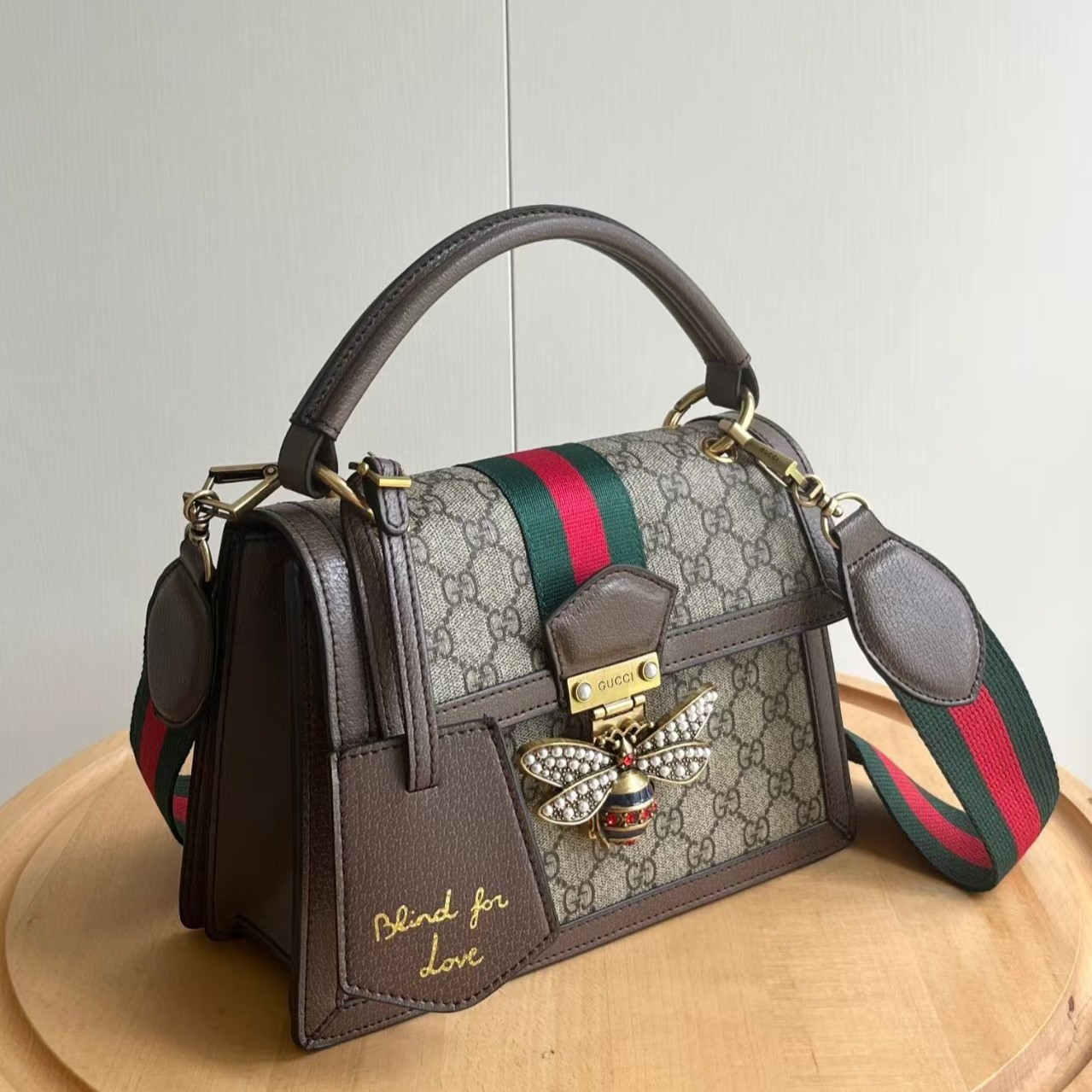 Double-G Queen Margaret Bee Top Handle Bag - Gorchic - $146.99