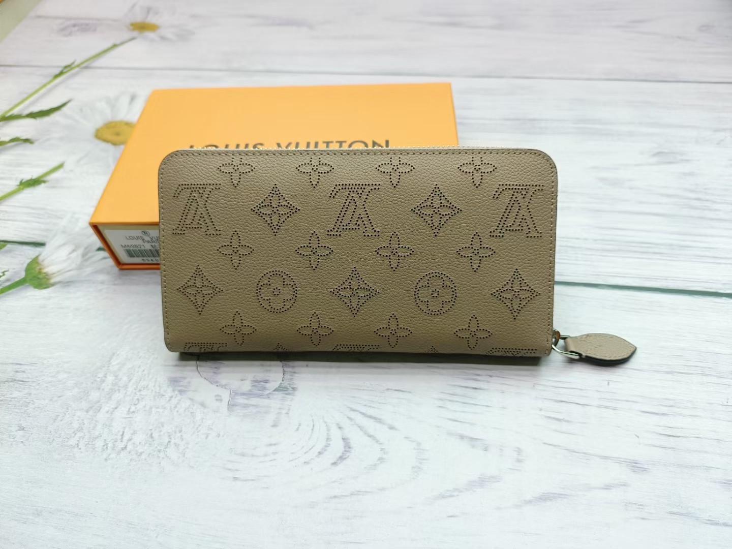 Designer Monogram Long Zippy Wallet - Gorchic - $58.99