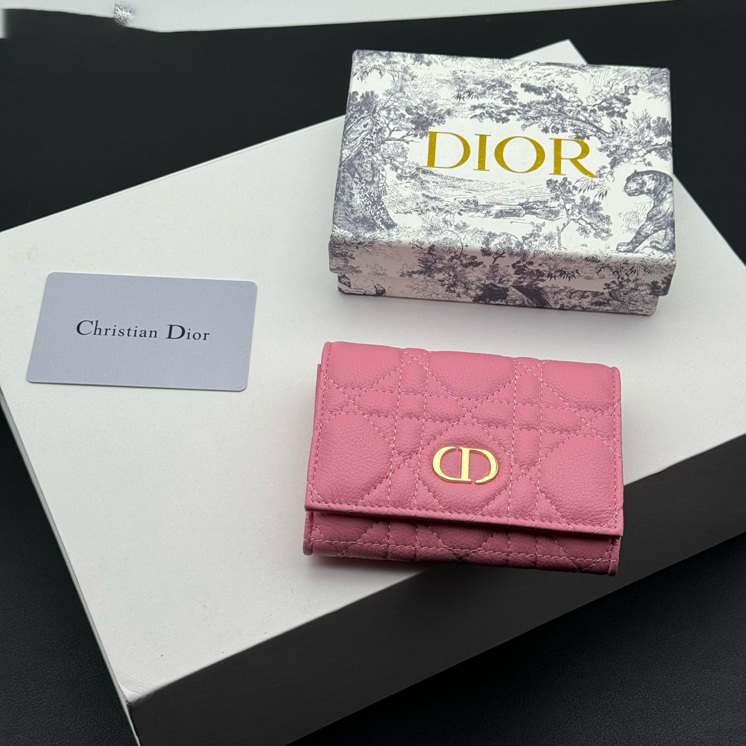 D Inspired Caro Montaigne Glycine Wallet-Pink Leather Wallet - Gorchic - $55.99