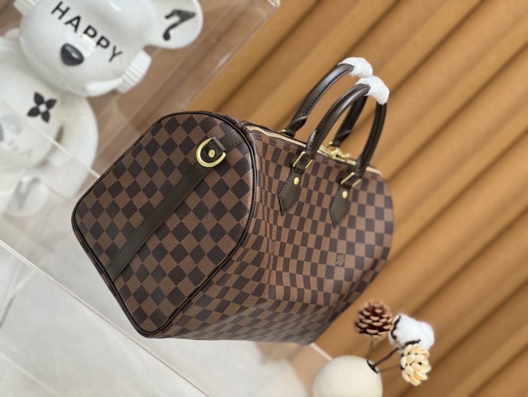 Designer Monogram Speedy Bandoulière 35 Damier Ebene Women Handbag - Bag - Gorchic - $129.99