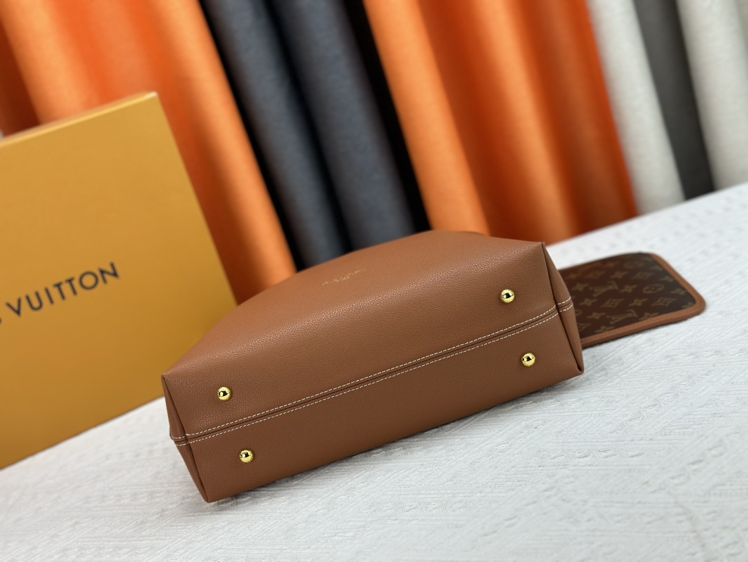 Designer Monogram  Low Key Hobo PM Bag in Brown - Bag - Gorchic - $130.99