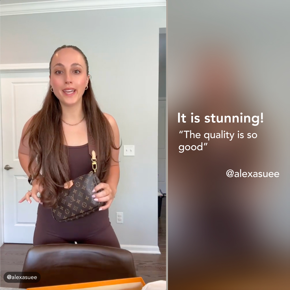 Designer Monogram  Multi Pochette Accessoires Bag - Gorchic - $91.99