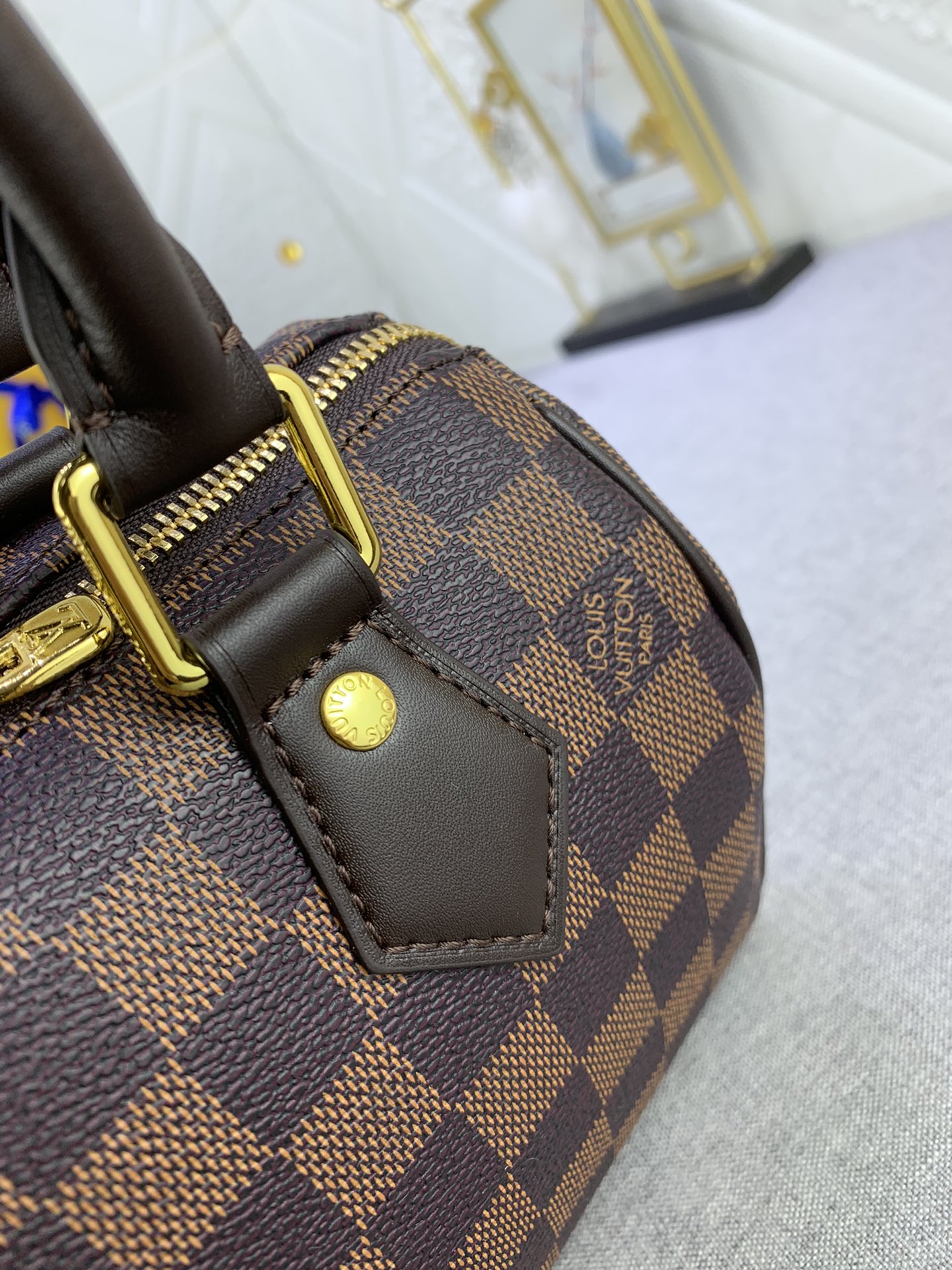 Designer Monogram Speedy Bandoulière 20 Damier Ebene Women Handbag - Bag - Gorchic - $117.99