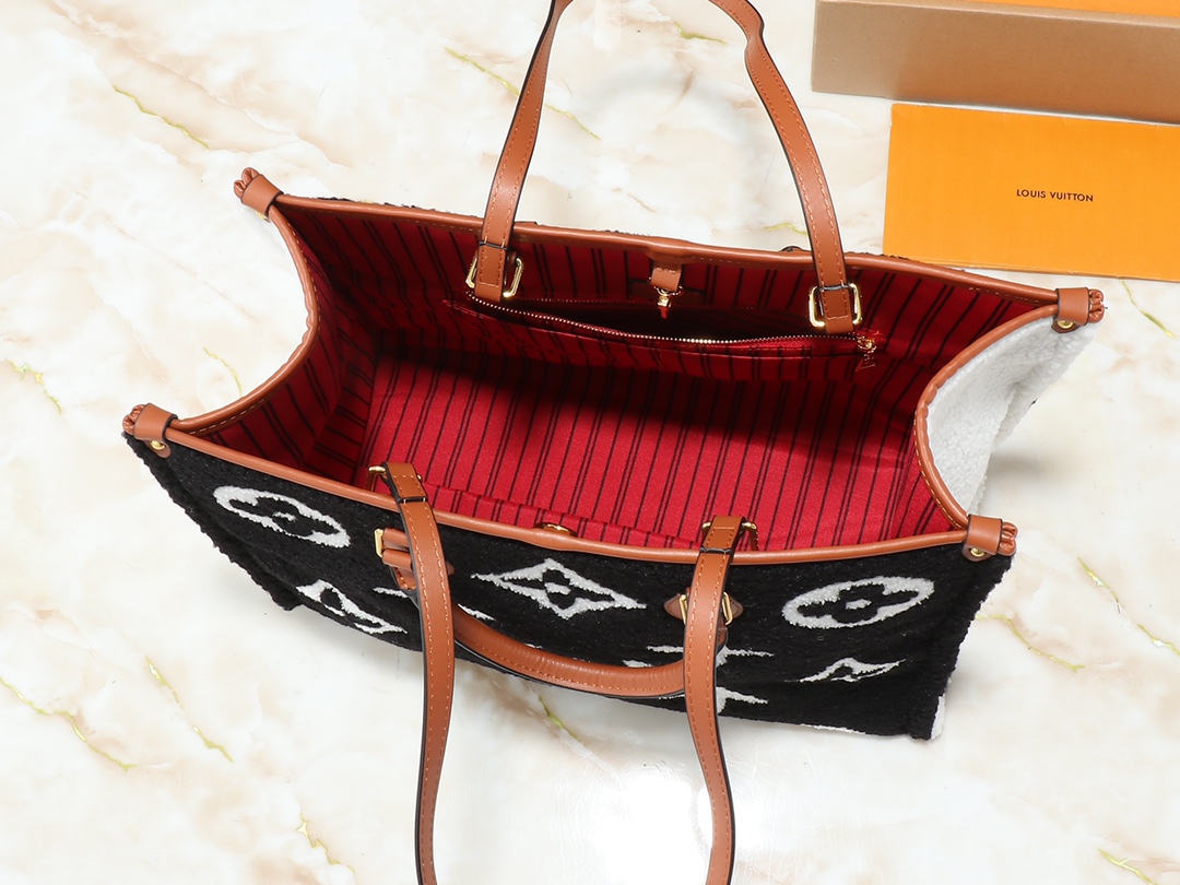 Designer Monogram Onthego MM Monogram Reverse Black Bag - Gorchic - $119.99