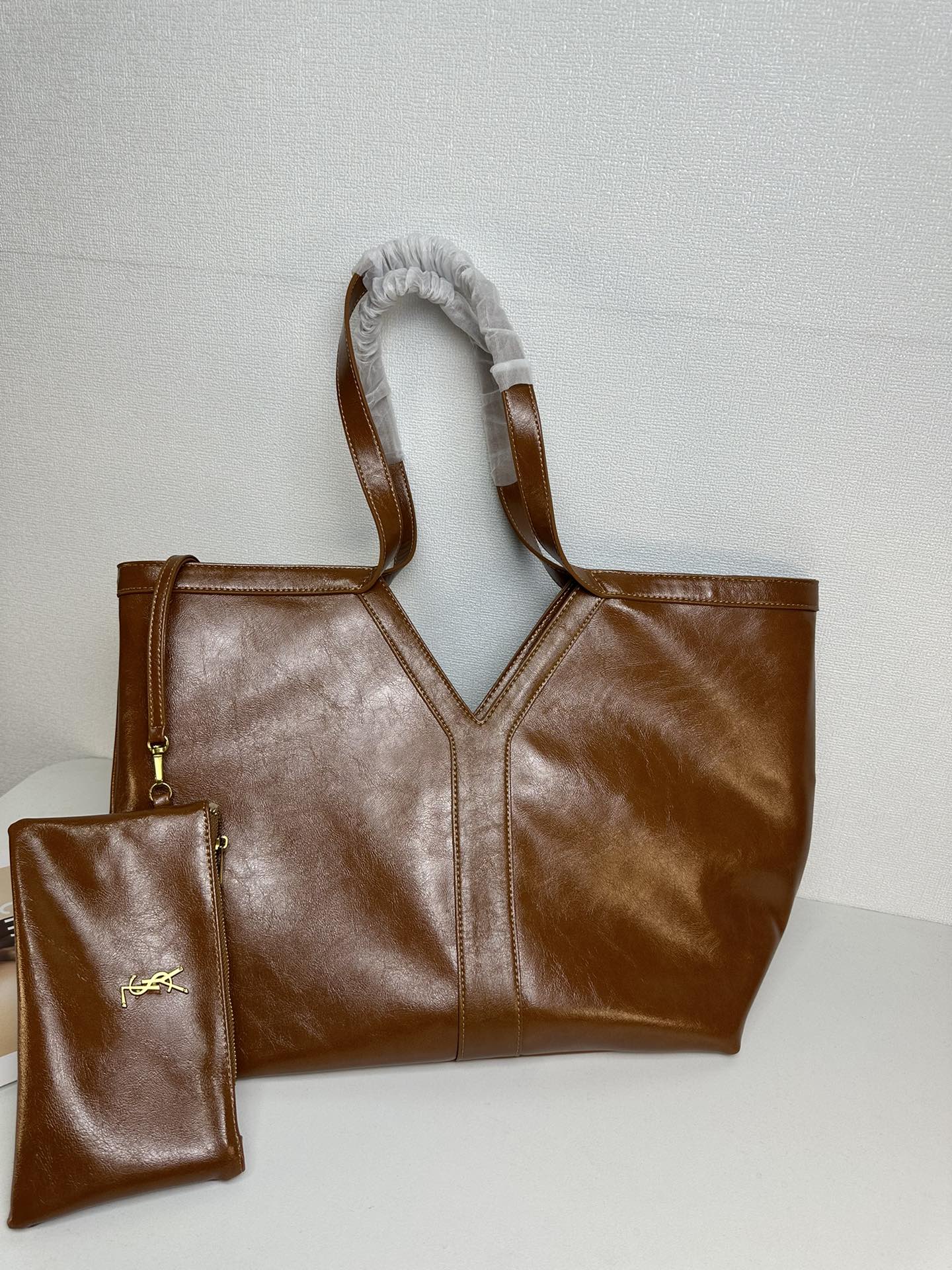 Lady Designer Oversized Tote Bag - Brown Bag - Gorchic - $153.99