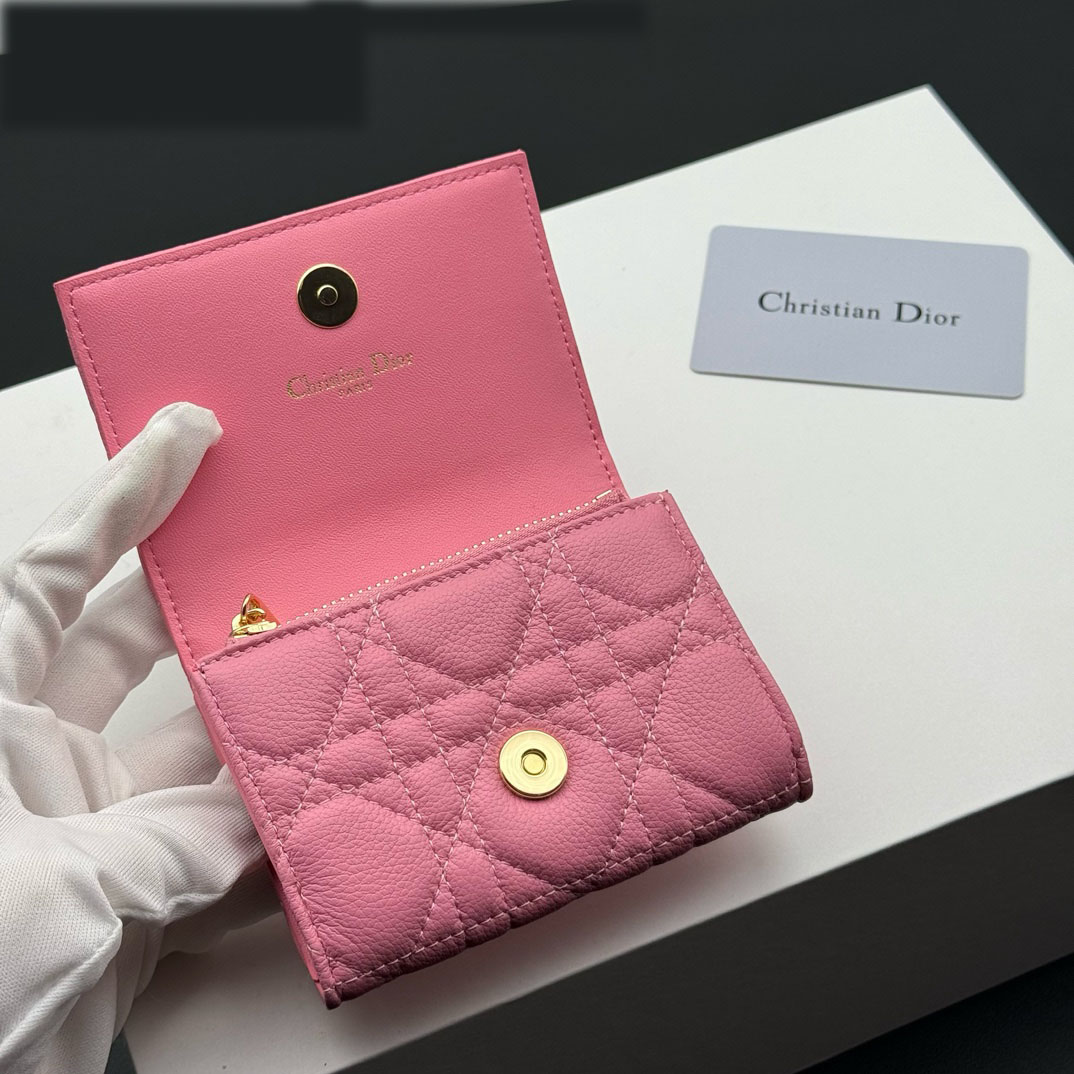 D Inspired Caro Montaigne Glycine Wallet-Pink Leather Wallet - Gorchic - $55.99