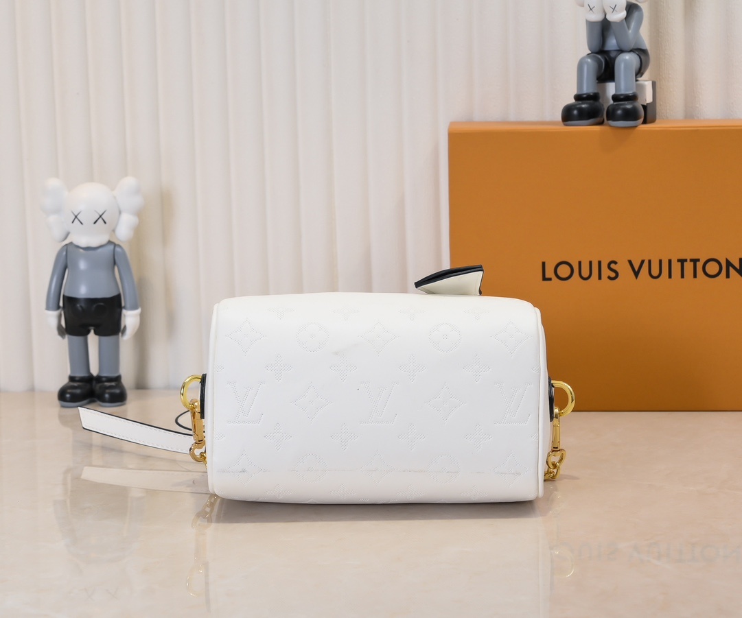 Designer Monogram Speedy Bandoulière 20 White - Bag - Gorchic - $129.99