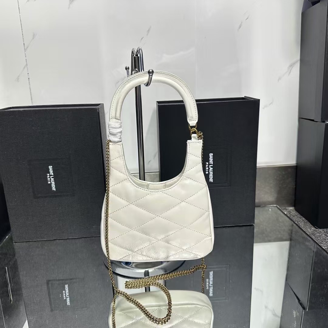 Lady Designer New Sade hobo - White Bag - Gorchic - $129.99