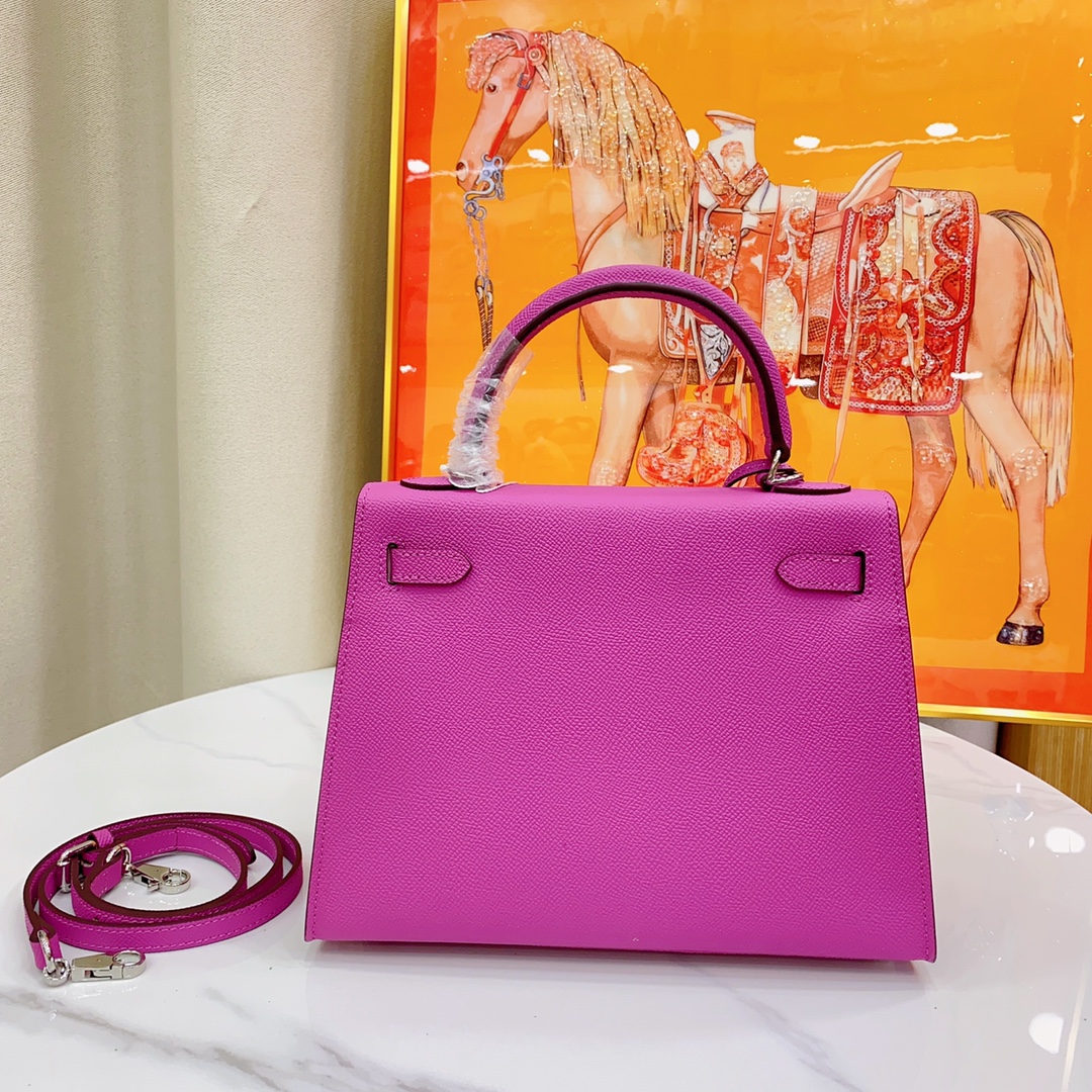H-Inspired Kelly Haze Purple Silver Hardware - Bag - Gorchic - $156.99
