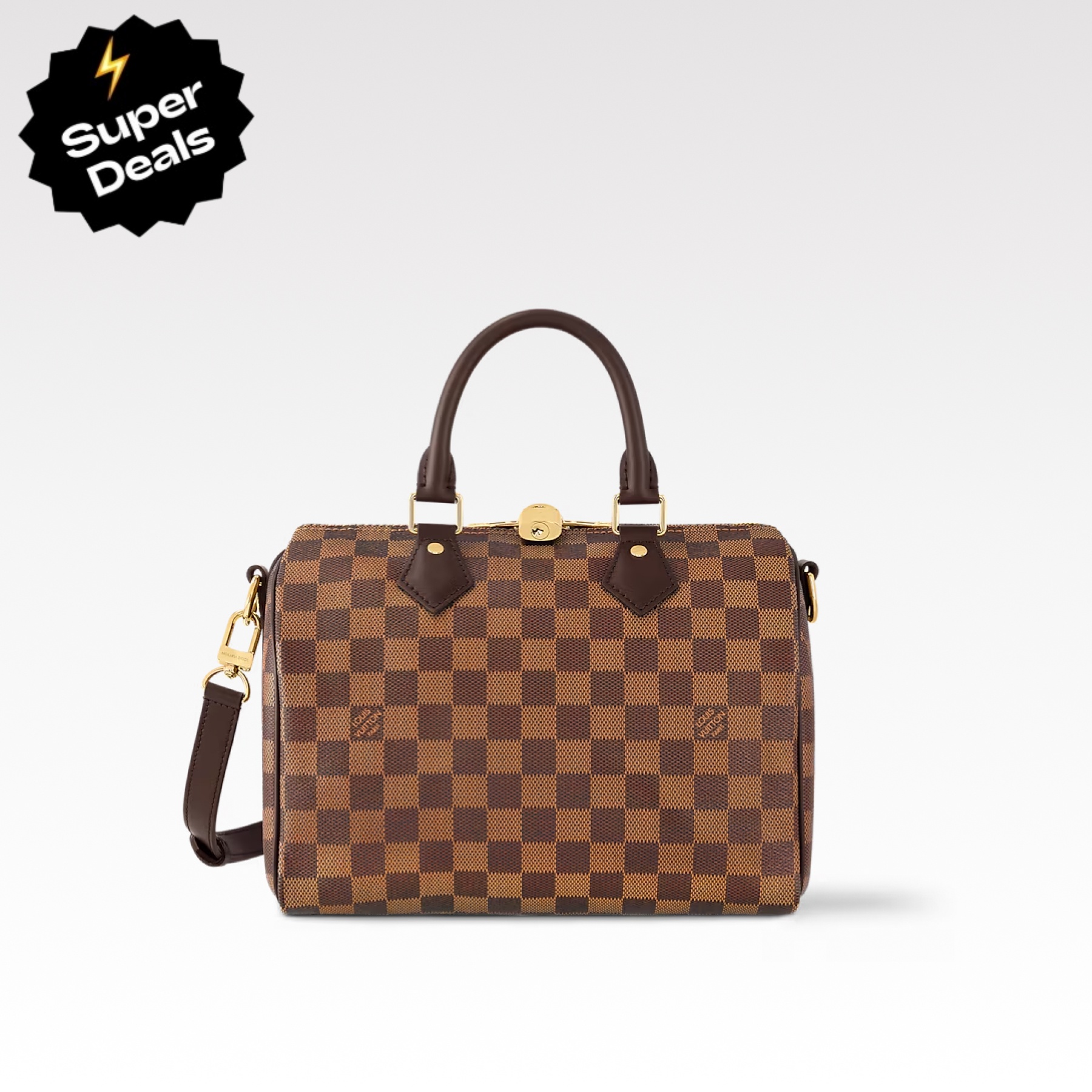 Designer Monogram Speedy Bandoulière 25 Damier Ebene Women Handbag - Bag - Gorchic - $119.99