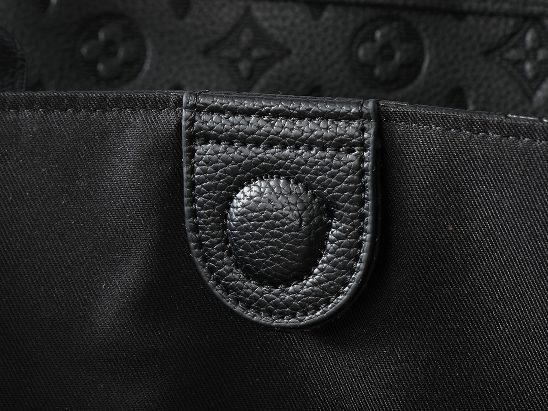 Designer Monogram Helmet Bag - Black Bag - Gorchic - $139.99