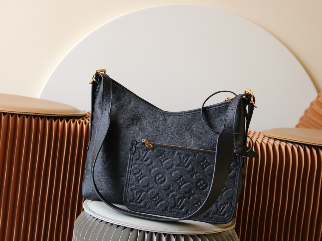 Designer Monogram  CarryAll MM - Black Bag - Gorchic - $118.99