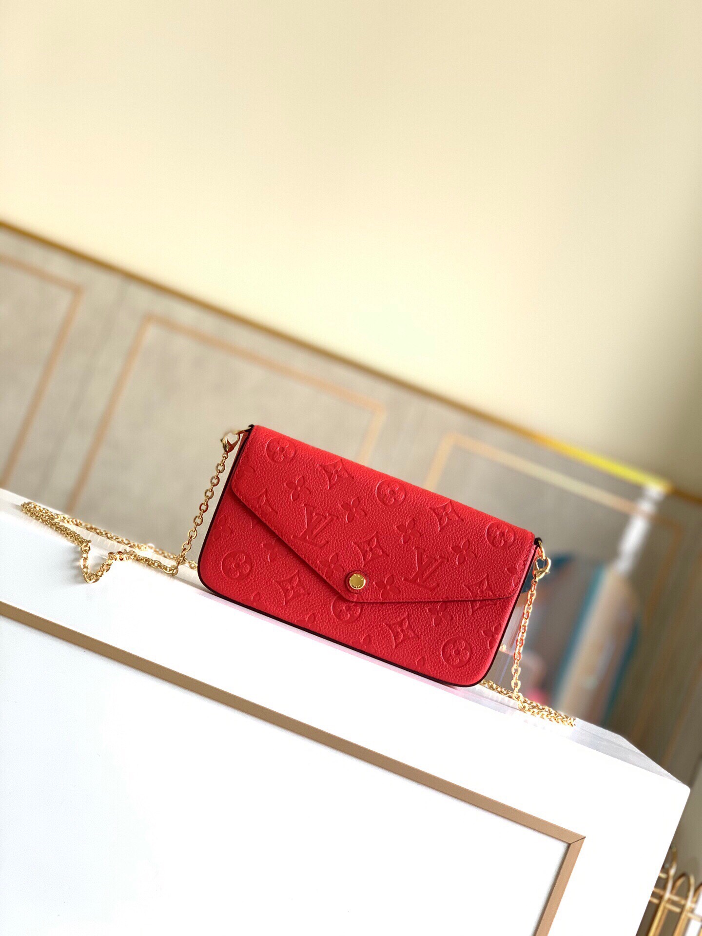 Designer Monogram  Pochette Felicie clutch bag - Gorchic - $82.99