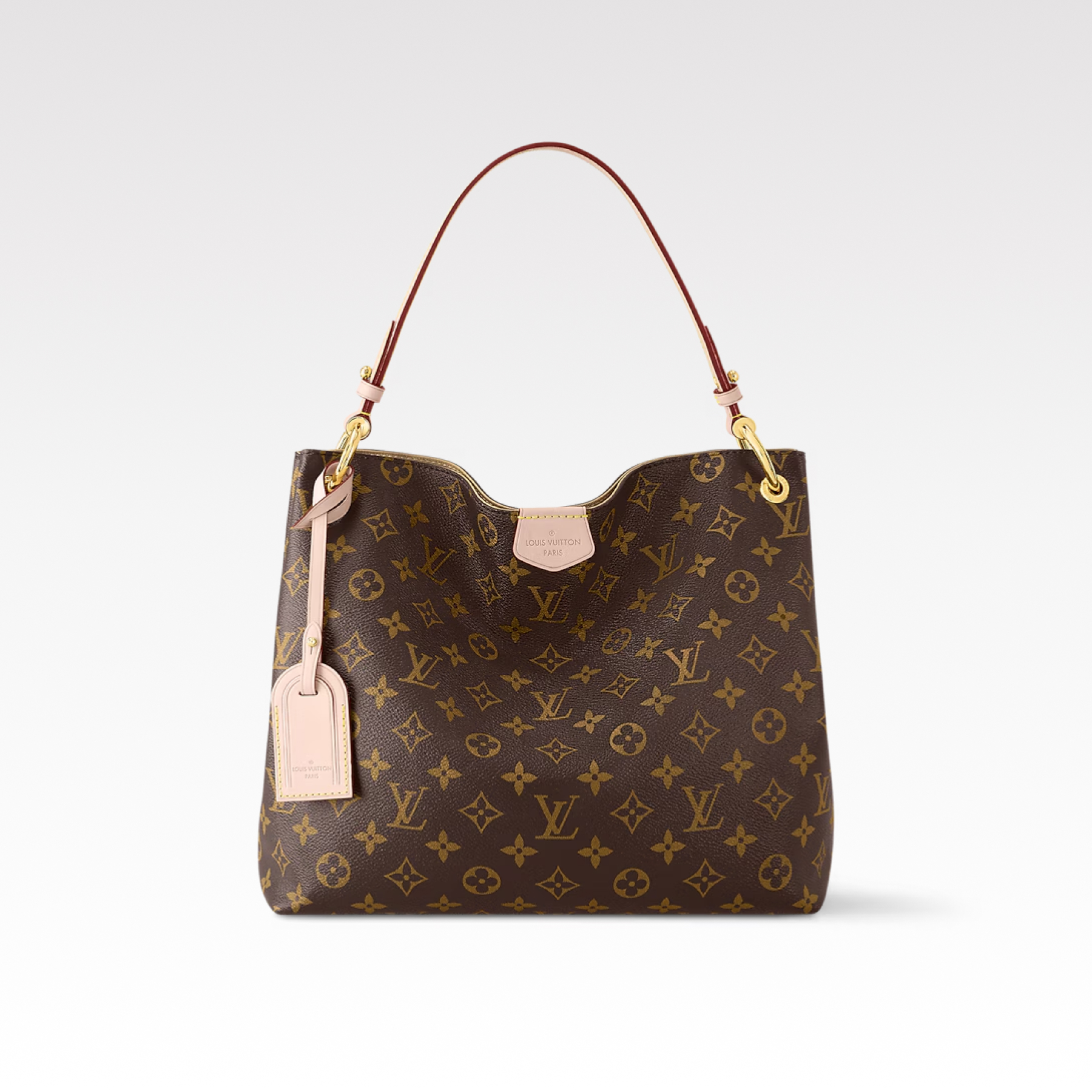 Designer Monogram Graceful PM Monogram Canvas Shoulder Bag - Gorchic - $116.99