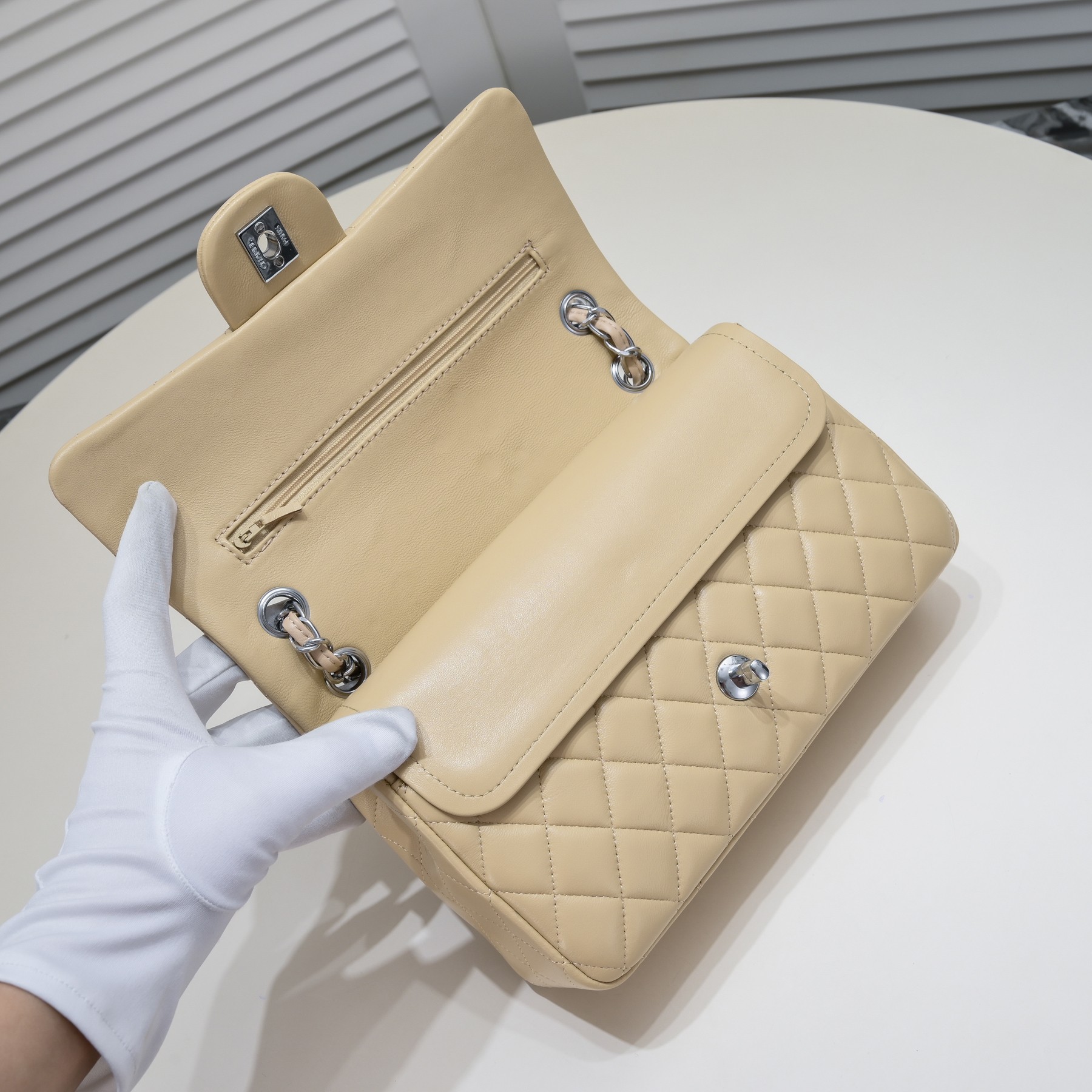 CC Inspired Classic Double Flap Bag Yellow Sier Hardware - Bag - Gorchic - $122.99