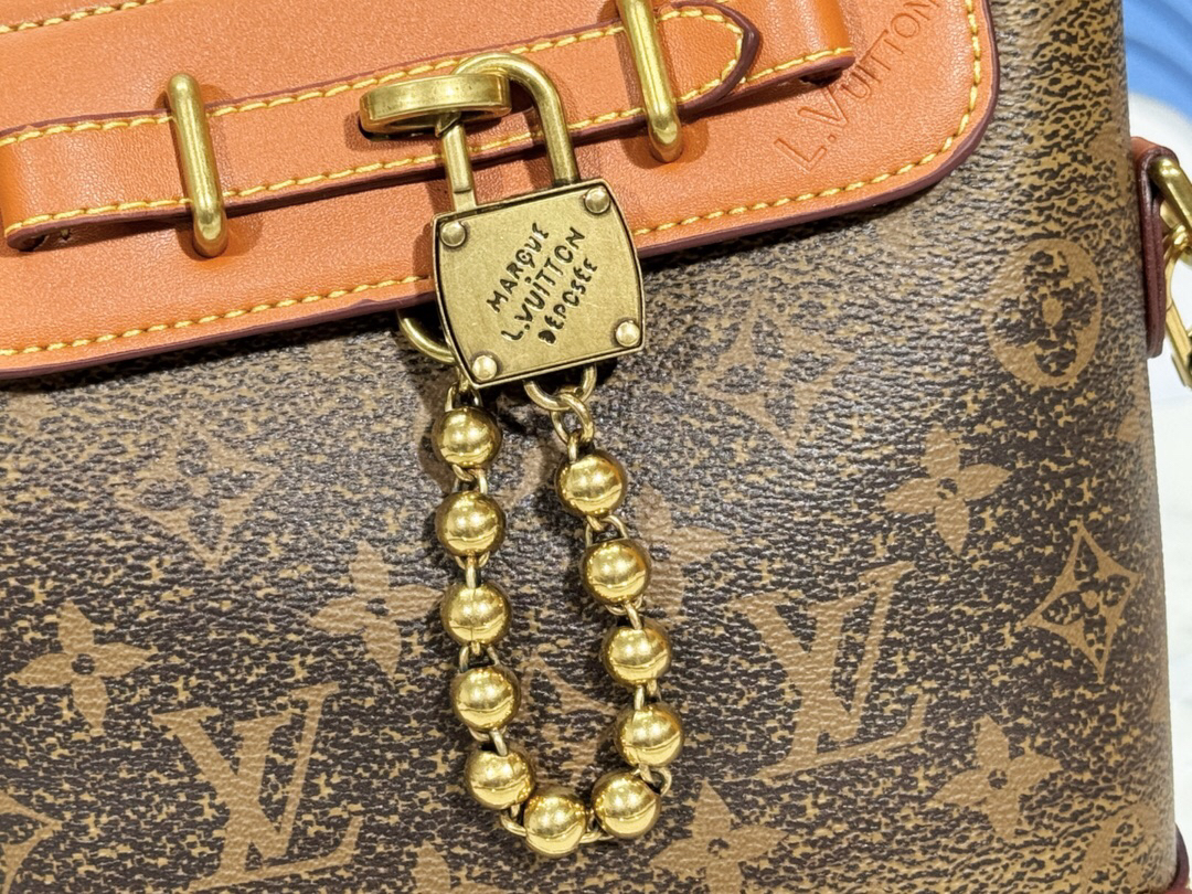 Designer Monogram Steamer Crossbody Monogram canvas  Bag - Gorchic - $117.99