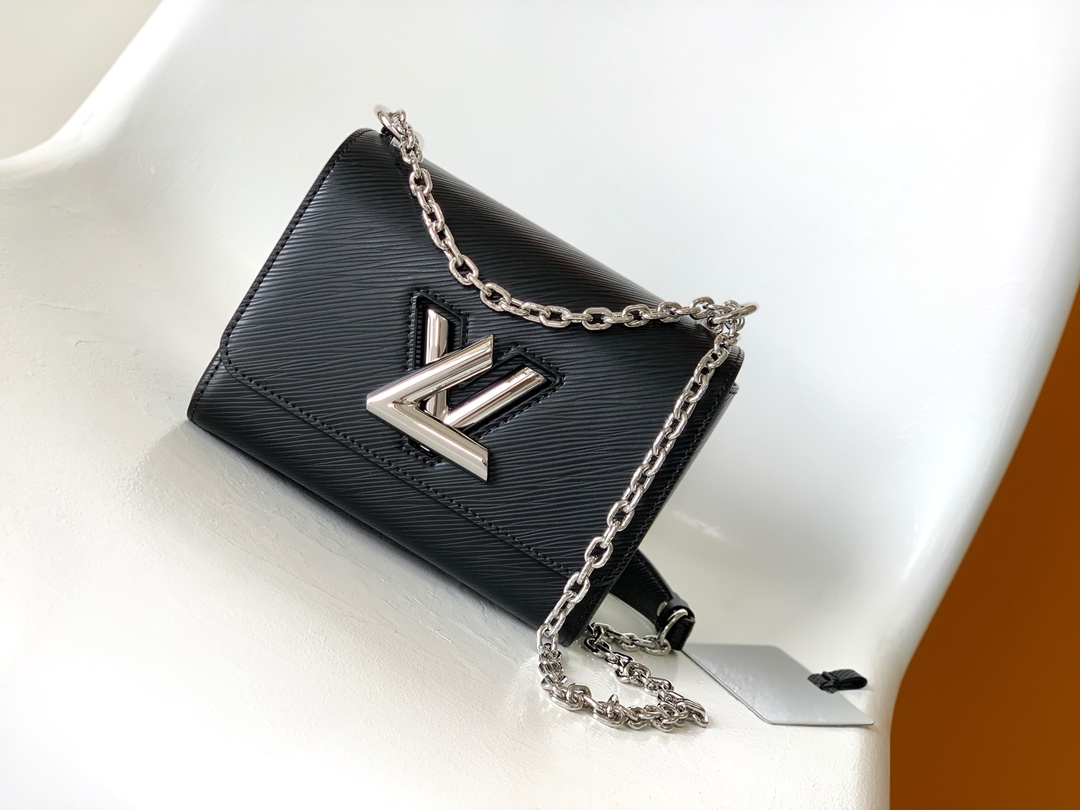Designer Monogram Twist MM Bag - Gorchic - $148.99
