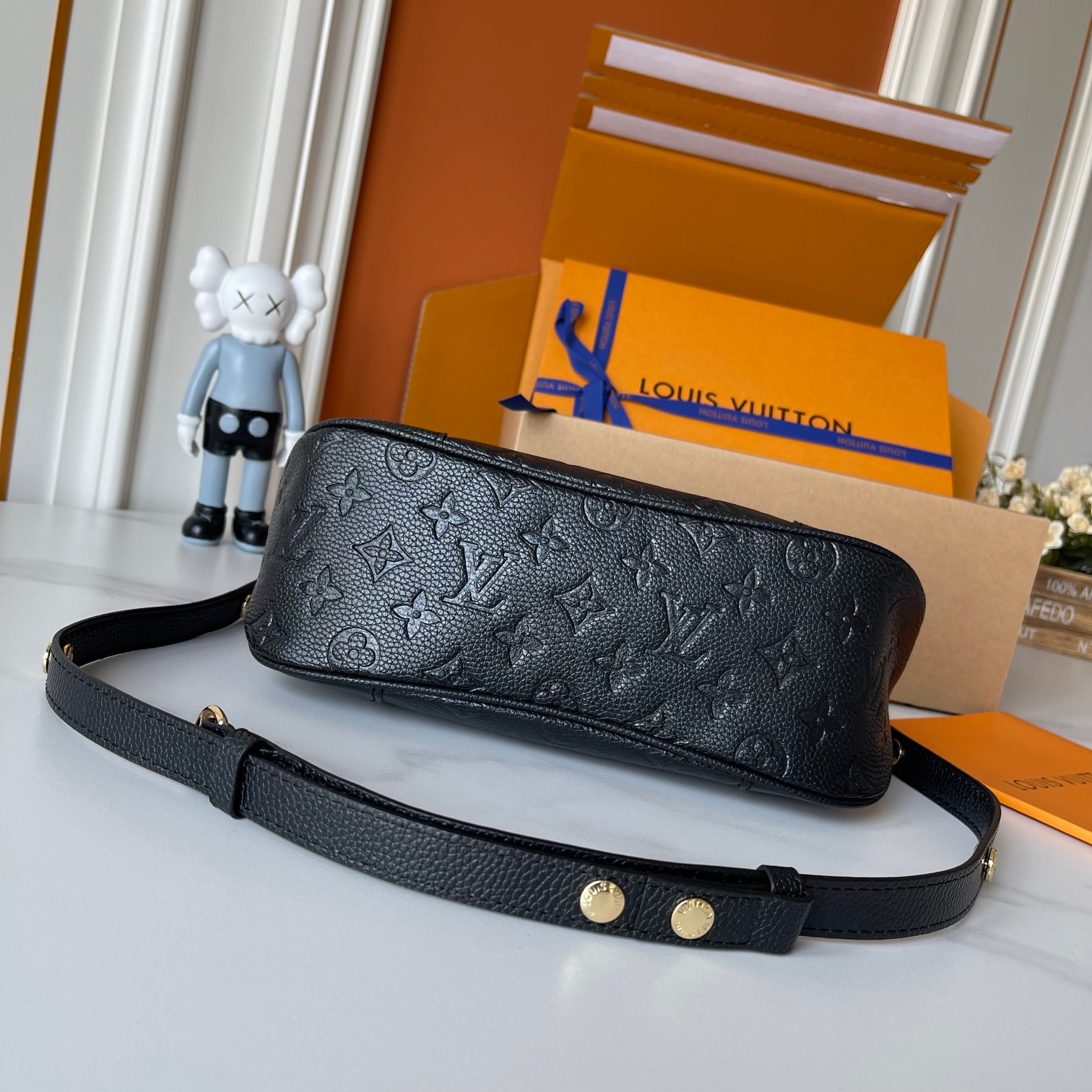 Designer Monogram Boulogne PM Monogram Empreinte Leather - Bag - Gorchic - $116.99