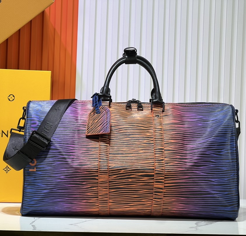 Designer Monogram Keepall Bandoulière 50 Gradient Electric Sun - Bag - Gorchic - $165.99