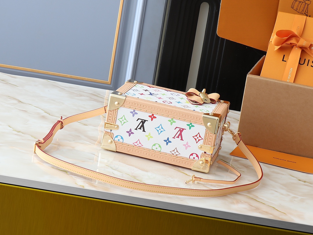 Designer Monogram x Murakami  x TM Petite Valise Other Monogram Canvas Bag - Gorchic - $237.99