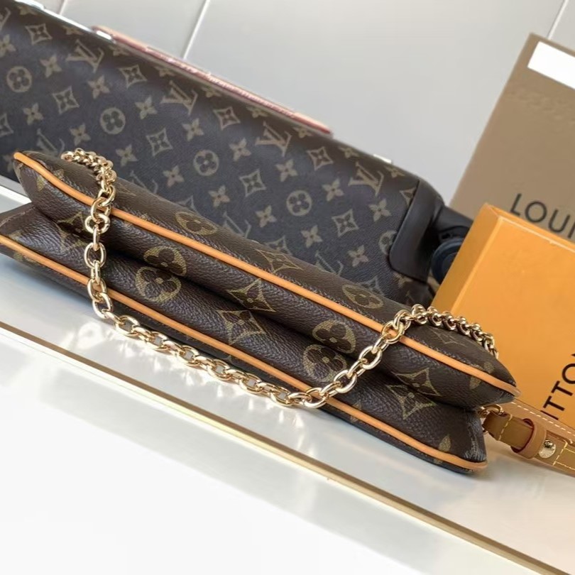 Designer Monogram Liv Pochette Monogram Bag - Gorchic - $123.99