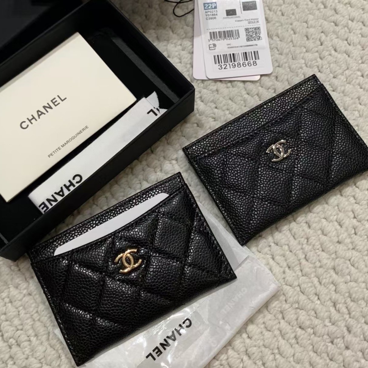 CC Inspired Classic Flat Card Holder Wallet - Gorchic - $70.99