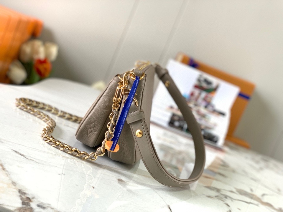 Designer Monogram Multi Pochette Accessoires Crossbody Grey Bag - Gorchic - $108.99