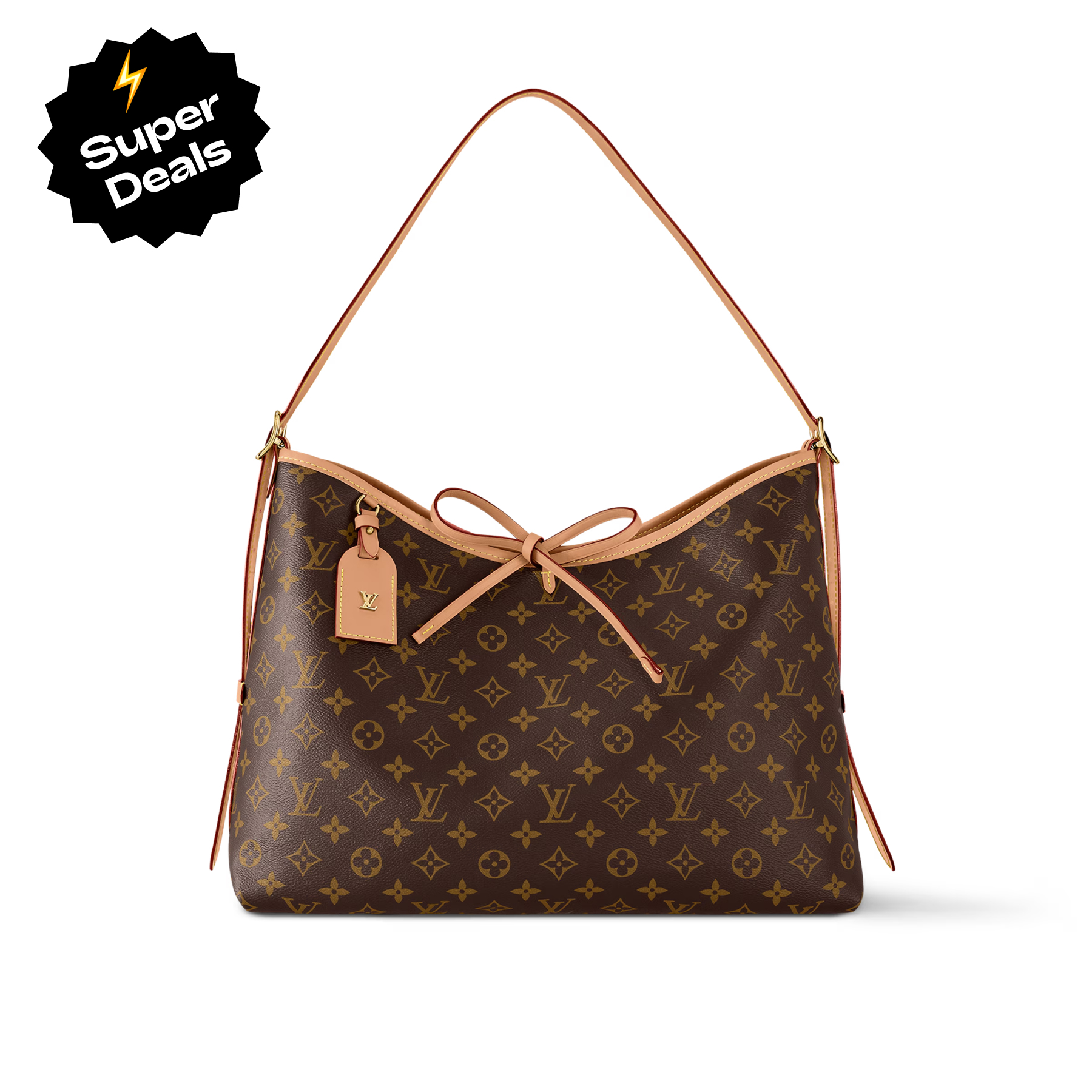 Designer Monogram  CarryAll MM - Bag - Gorchic - $118.99