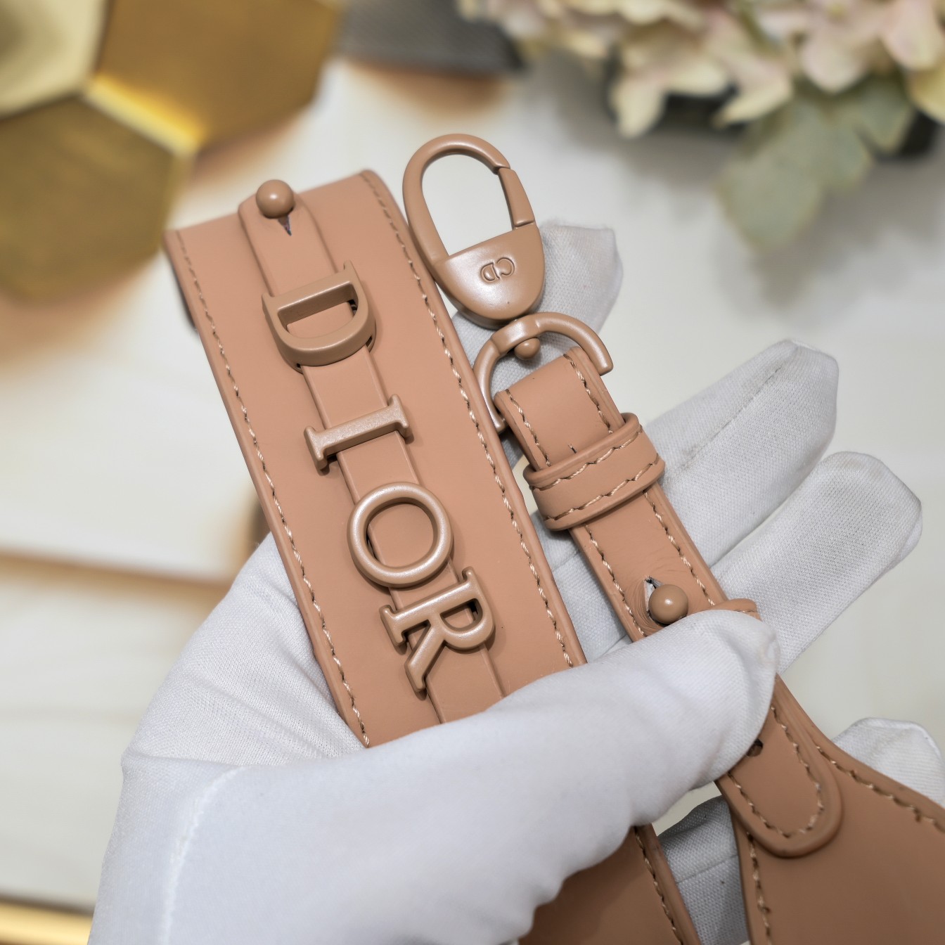 D Inspired Small Lady D Inspired Bag Blush Ultramatte Calfskin - Bag - Gorchic - $144.99