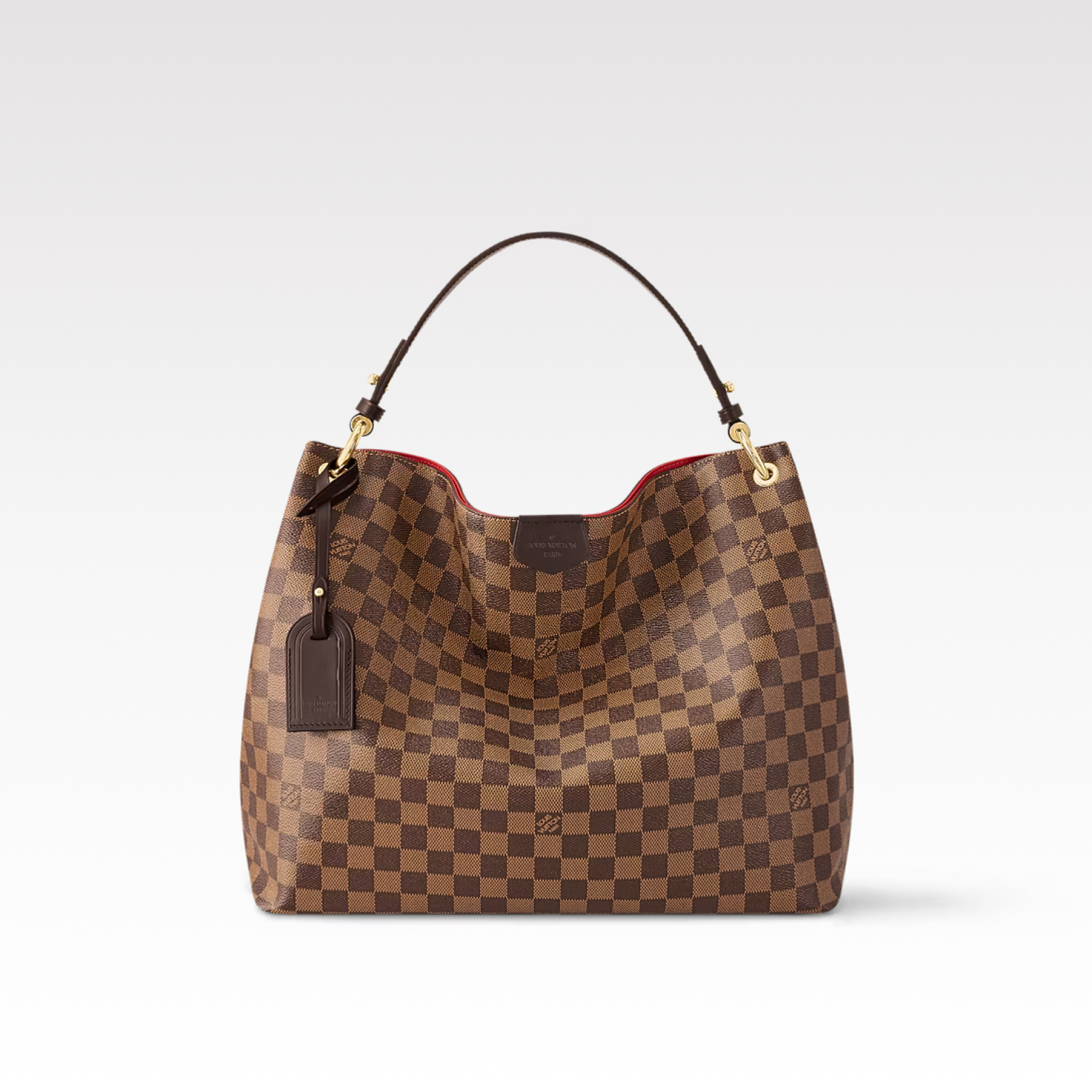 Designer Monogram Graceful MM Damier Ebene Canvas Shoulder Bag-Ebene Bag - Gorchic - $120.99