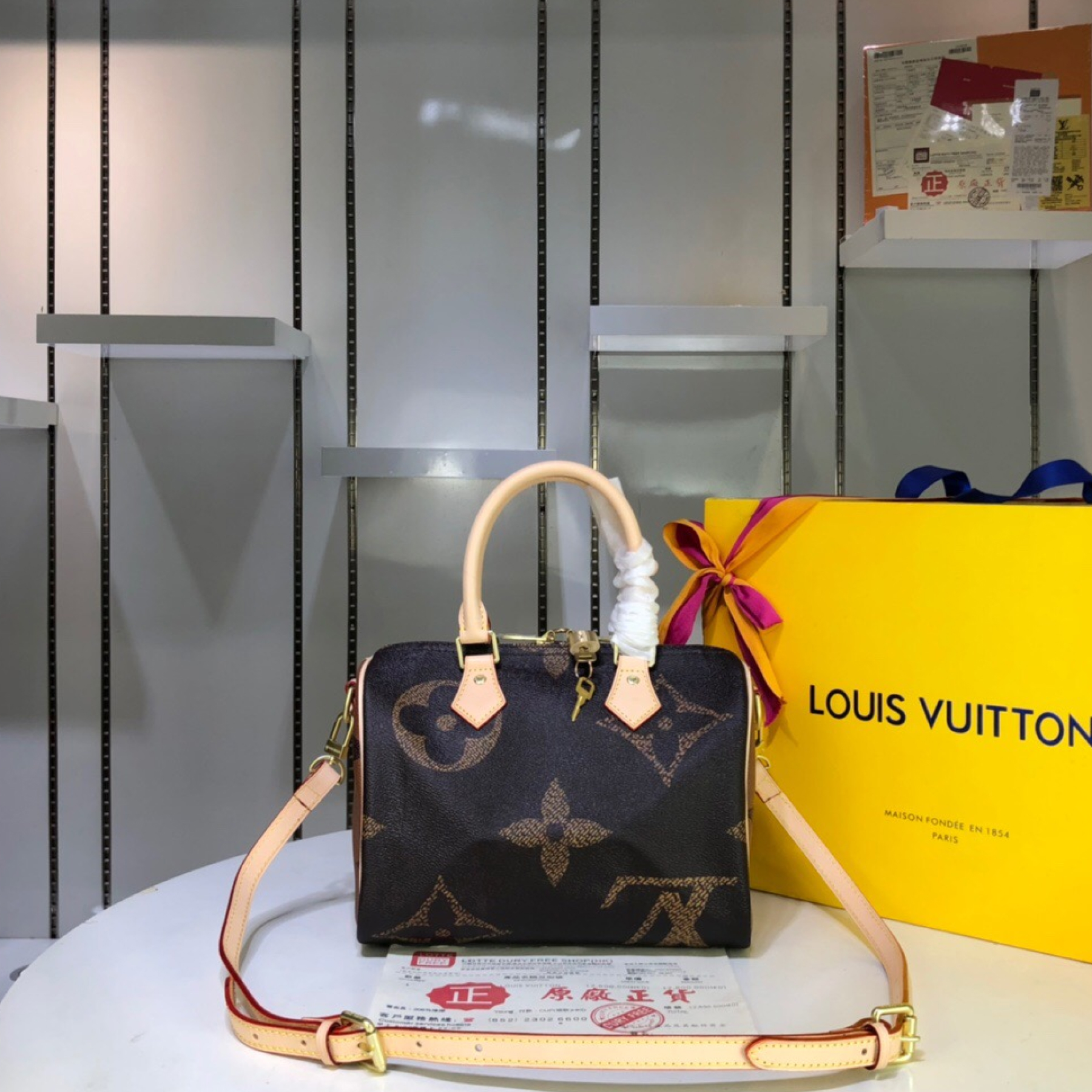 Designer Monogram Speedy 25/30 Bandoulière Monogram Women Handbag - Bag - Gorchic - $187.99