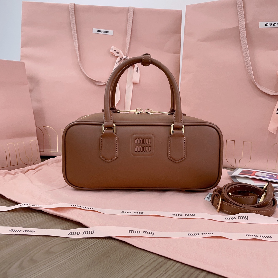 MU New Bowling Bag - Brown Bag - Gorchic - $123.99