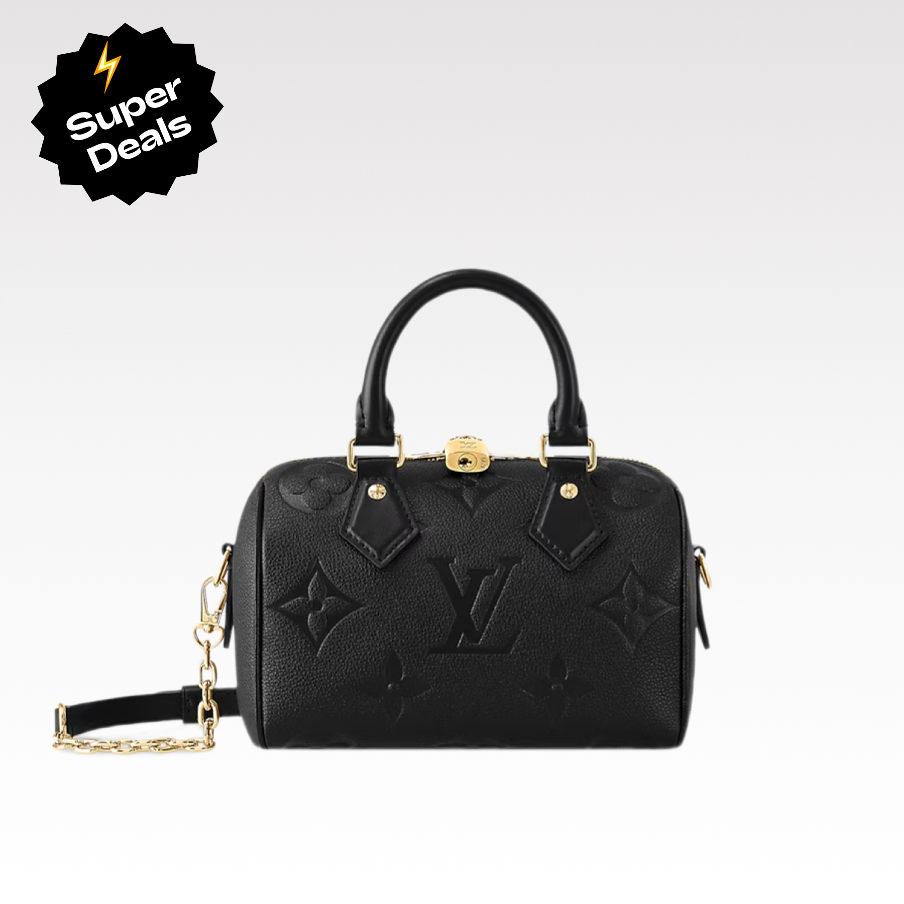 Designer Monogram Speedy 20 Black Women Handbag - Bag - Gorchic - $123.99