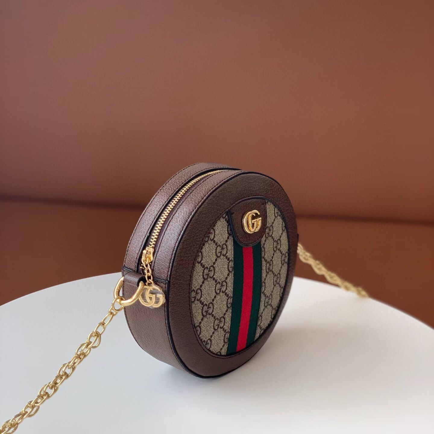 Double-G GG Ophidia Mini Round Shoulder Bag - Gorchic - $124.99