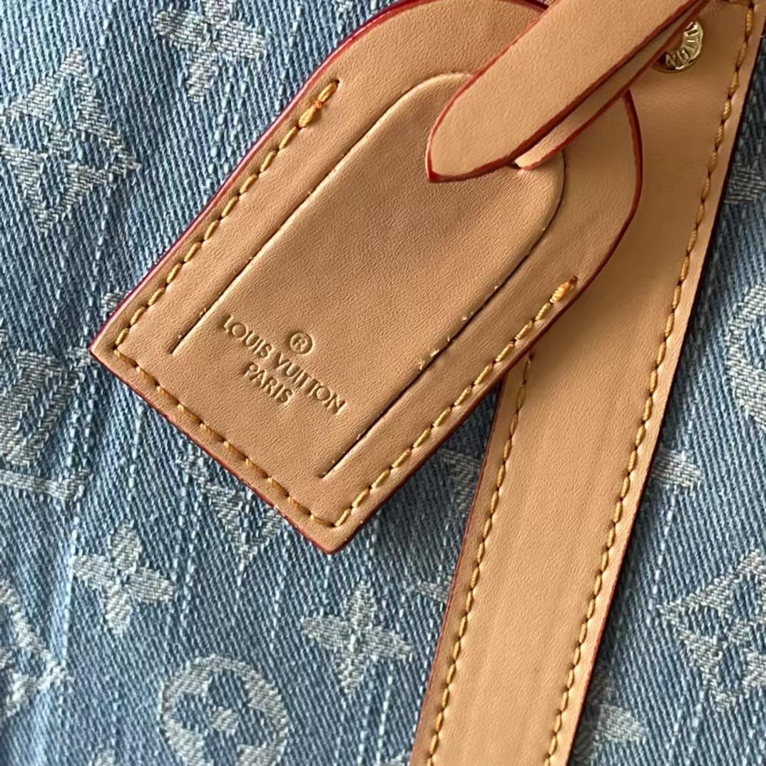 Designer Monogram Keepall Bandoulière 50 Monogram Denim Bag - Gorchic - $167.99