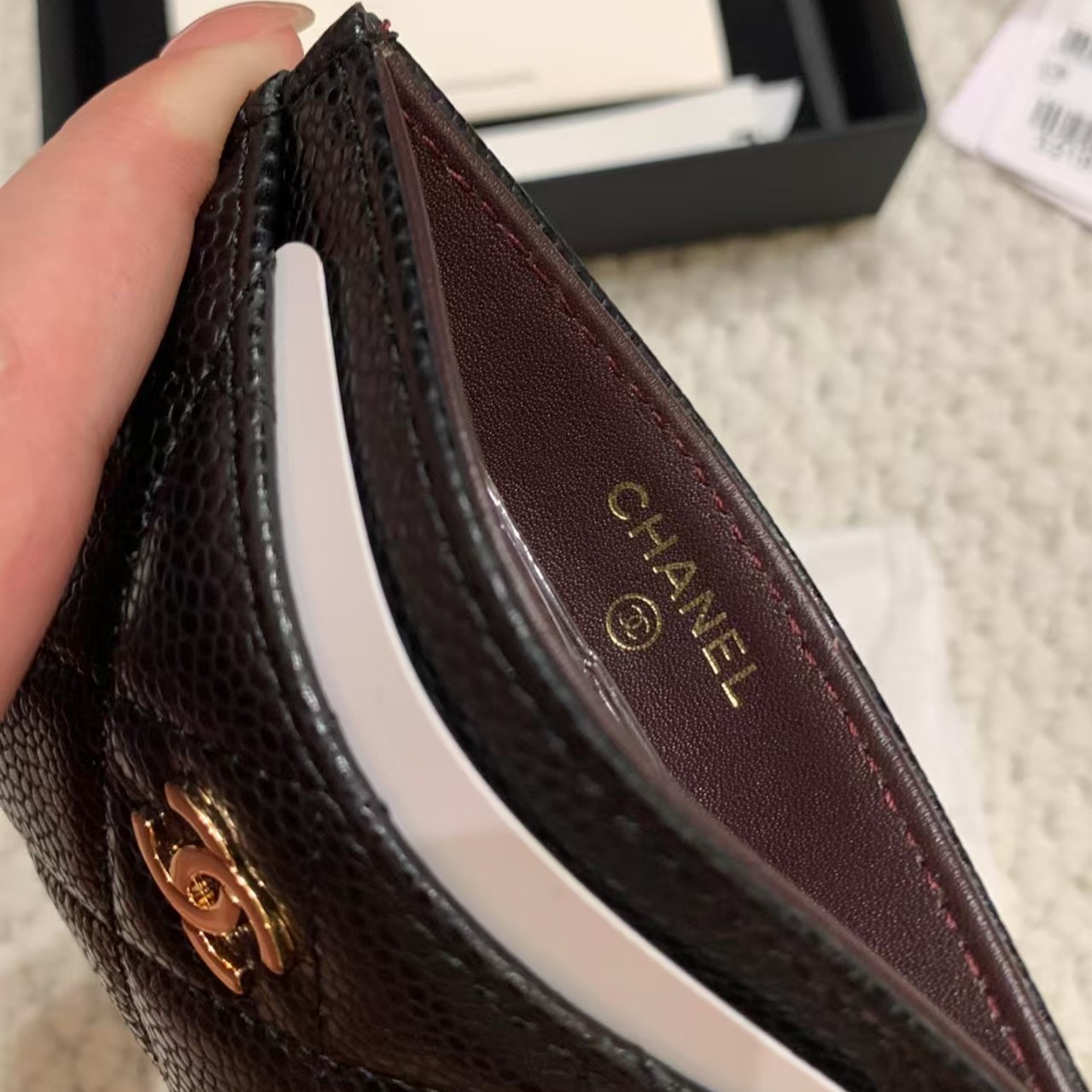 CC Inspired Classic Flat Card Holder Wallet - Gorchic - $70.99